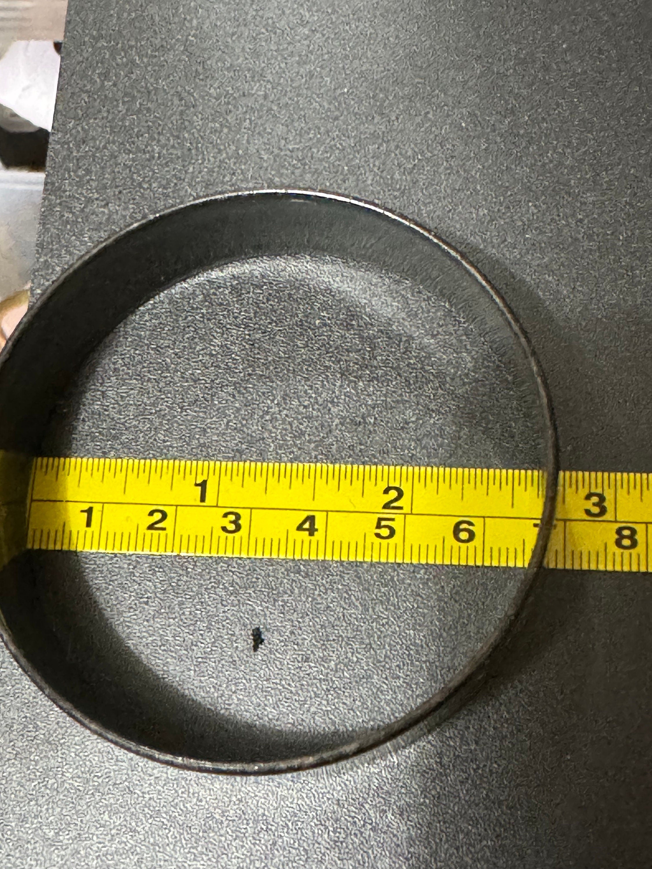 Vintage Michaela Frey black and gold enamel bangle, antique style wide from Austria