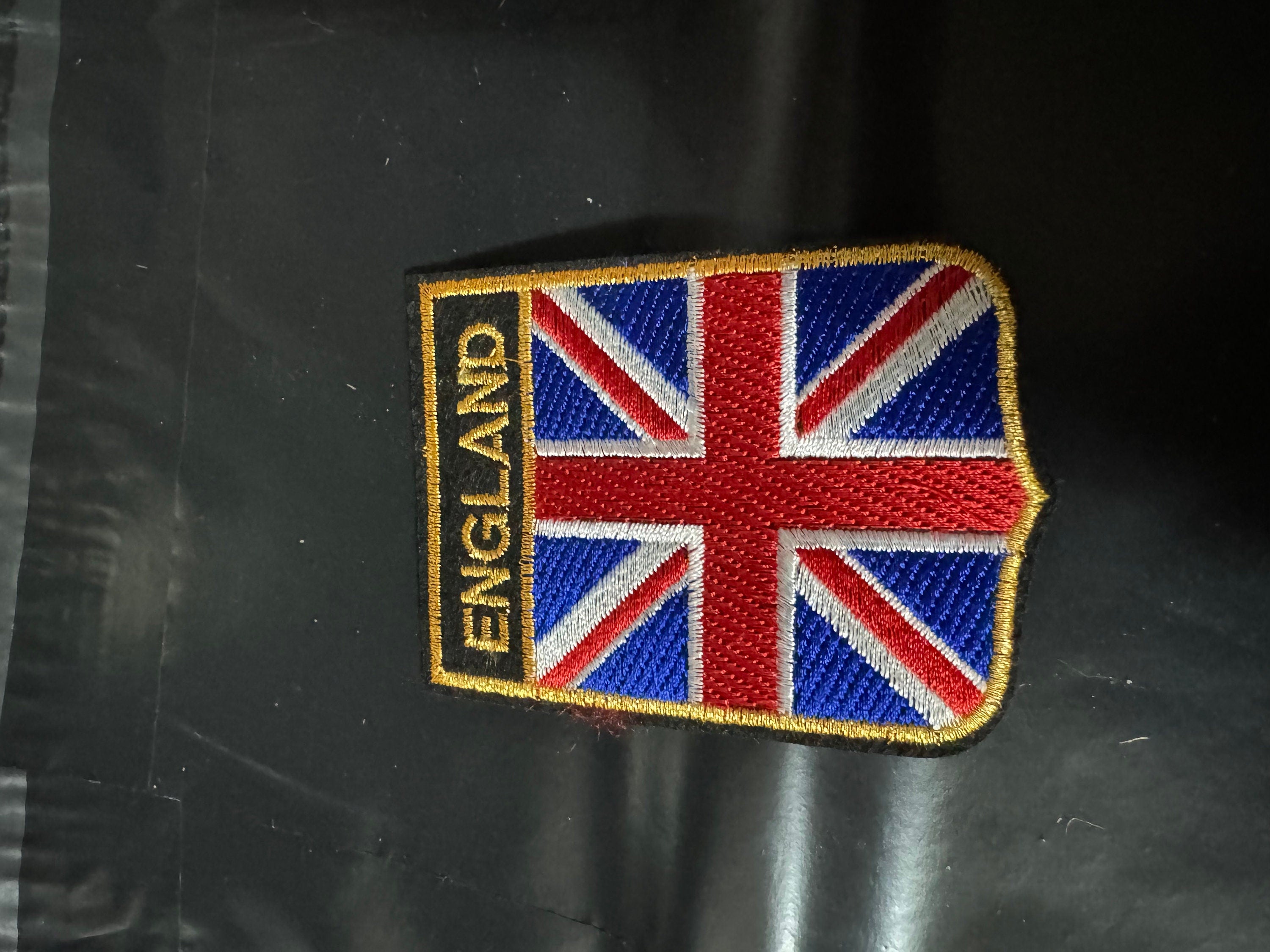 Large Union Jack Patch: England Flag Iron On Appliqué (6.5 x 9cm)