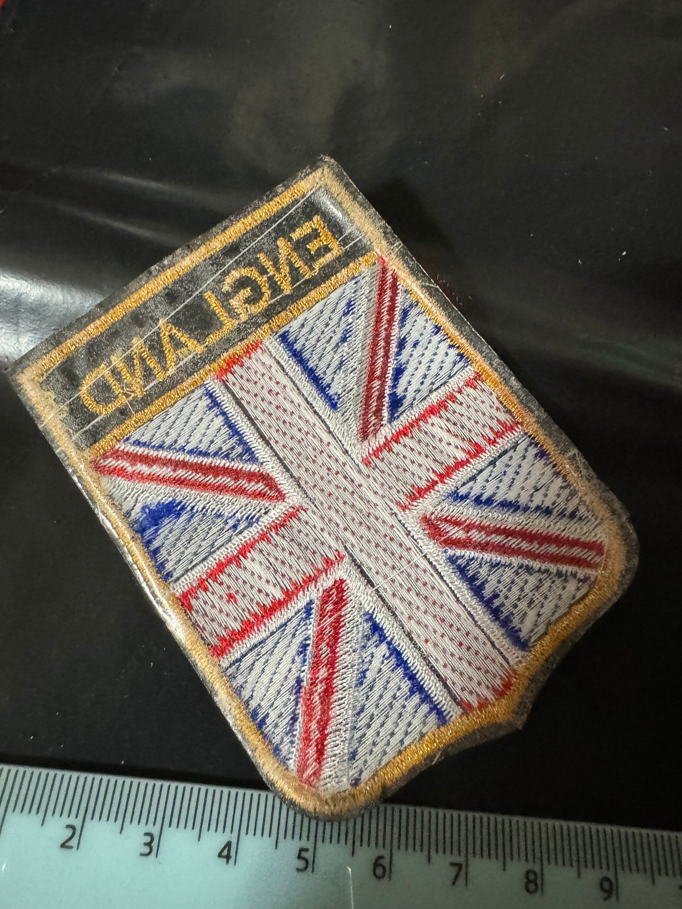 Large Union Jack Patch: England Flag Iron On Appliqué (6.5 x 9cm)