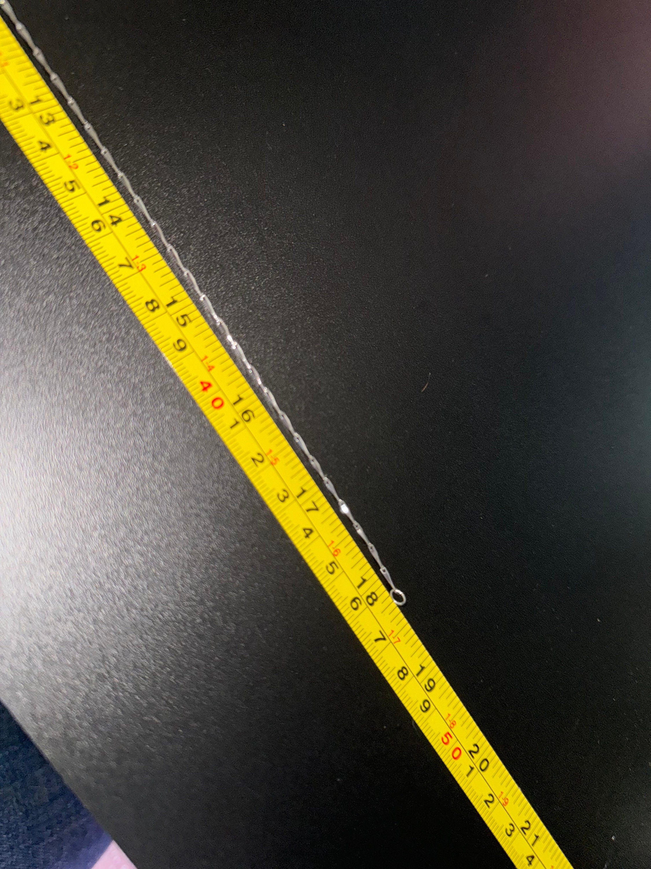 925 sterling silver clear diamanté trembler pendant on a chain