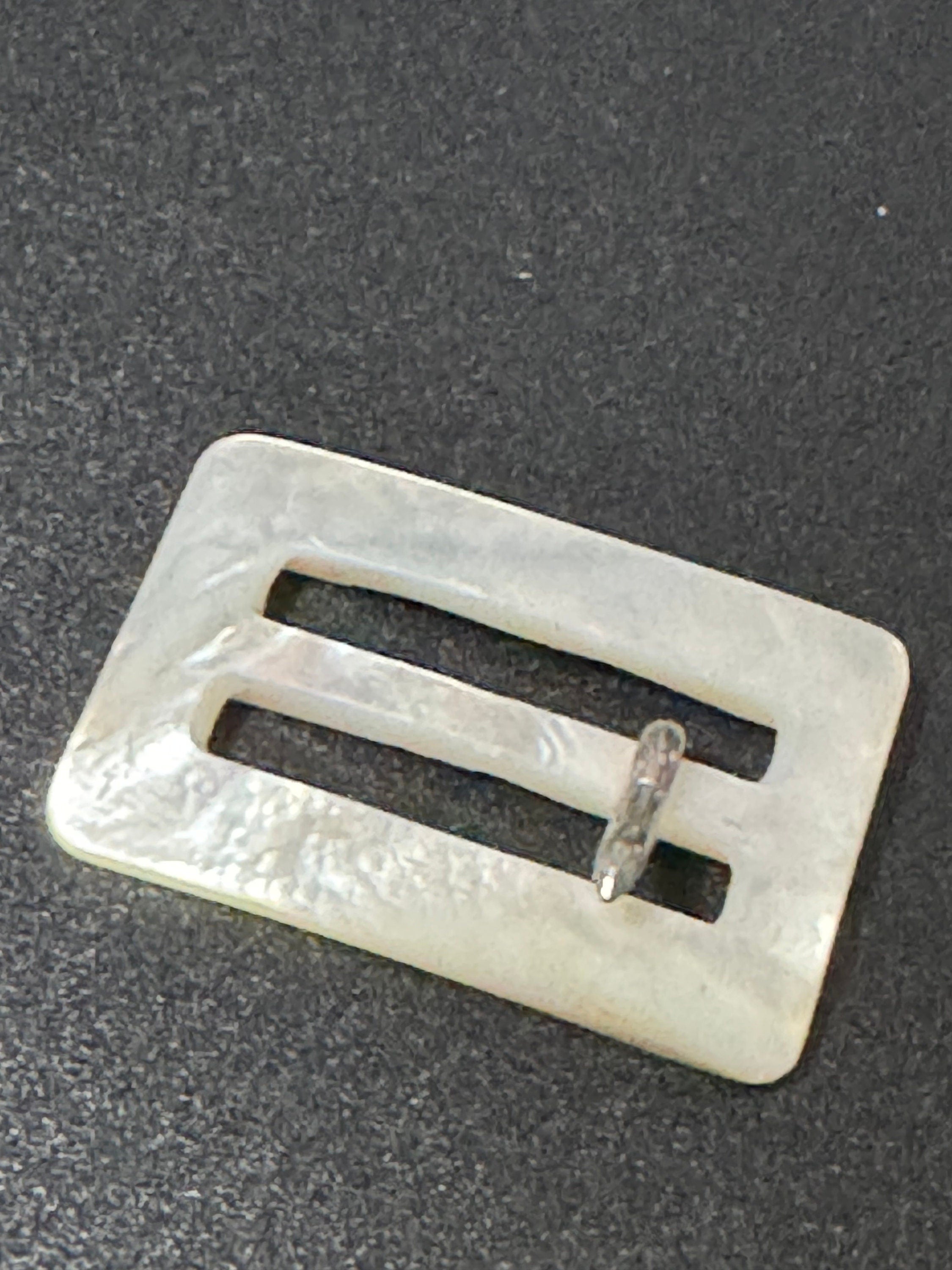 Antique Mother of Pearl Belt Buckle: Carved Ornate Steampunk Haberdashery