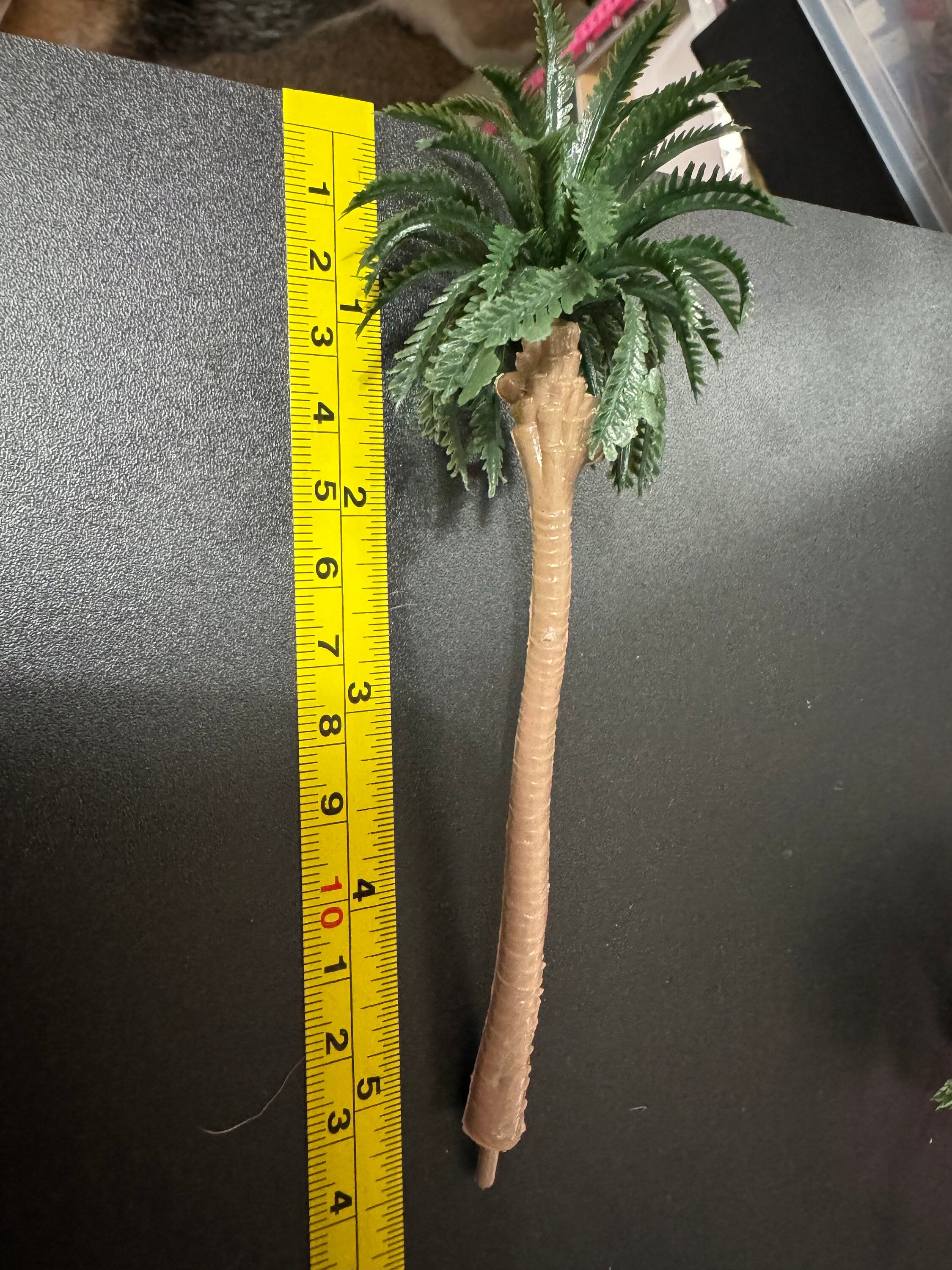 Miniature Palm Tree Cake Topper: Tropical Island Decoration (13cm)