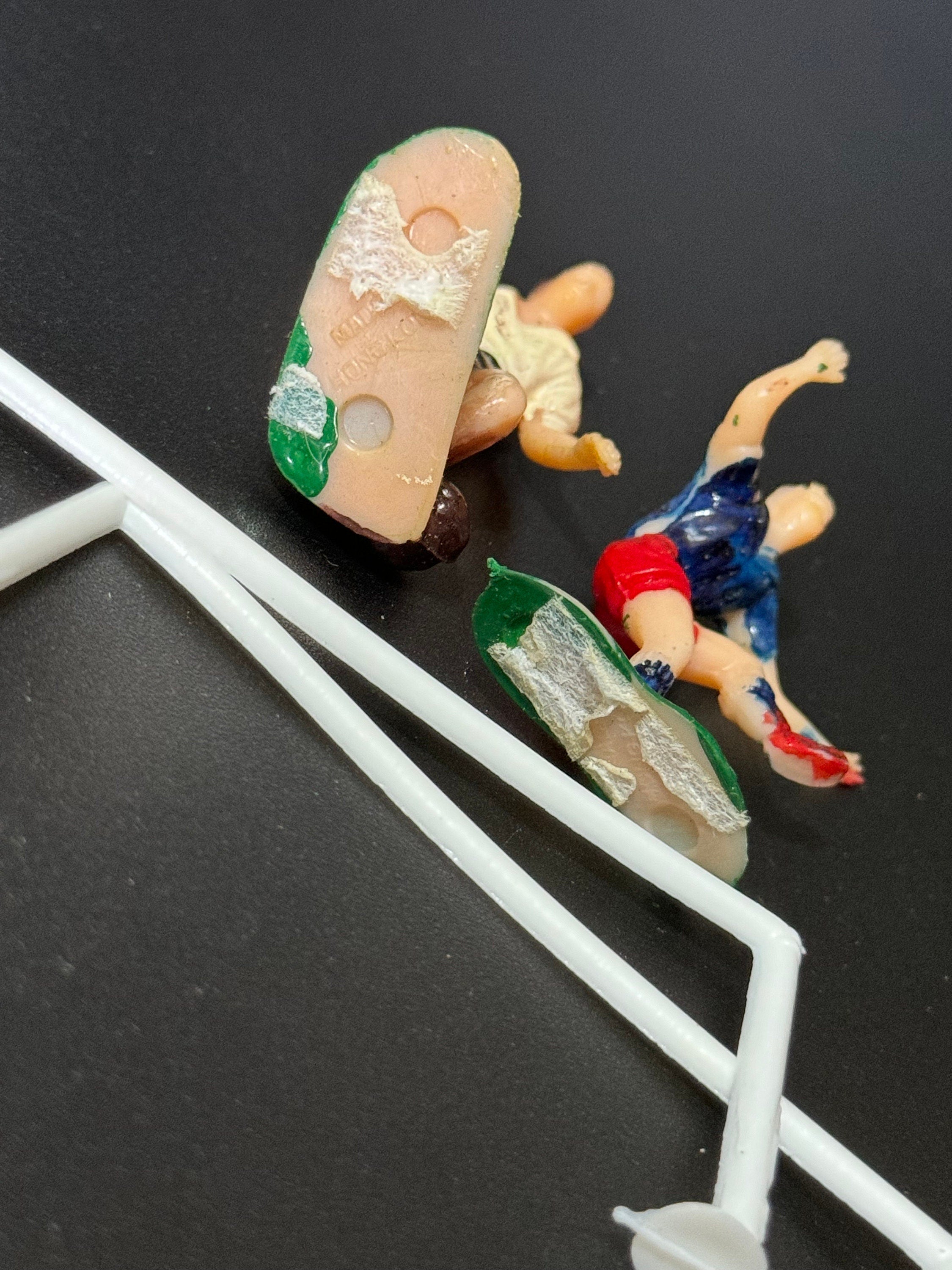 Vintage retro boys dads men’s football team cake toppers players and goals football cake birthday