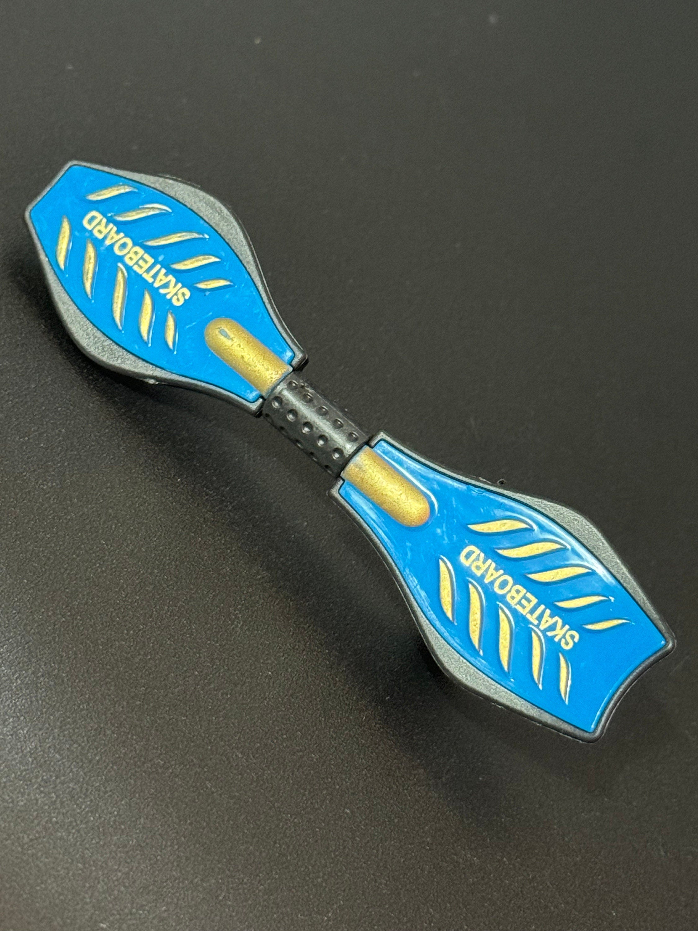 Miniature skateboard cake topper decoration, craft scenery