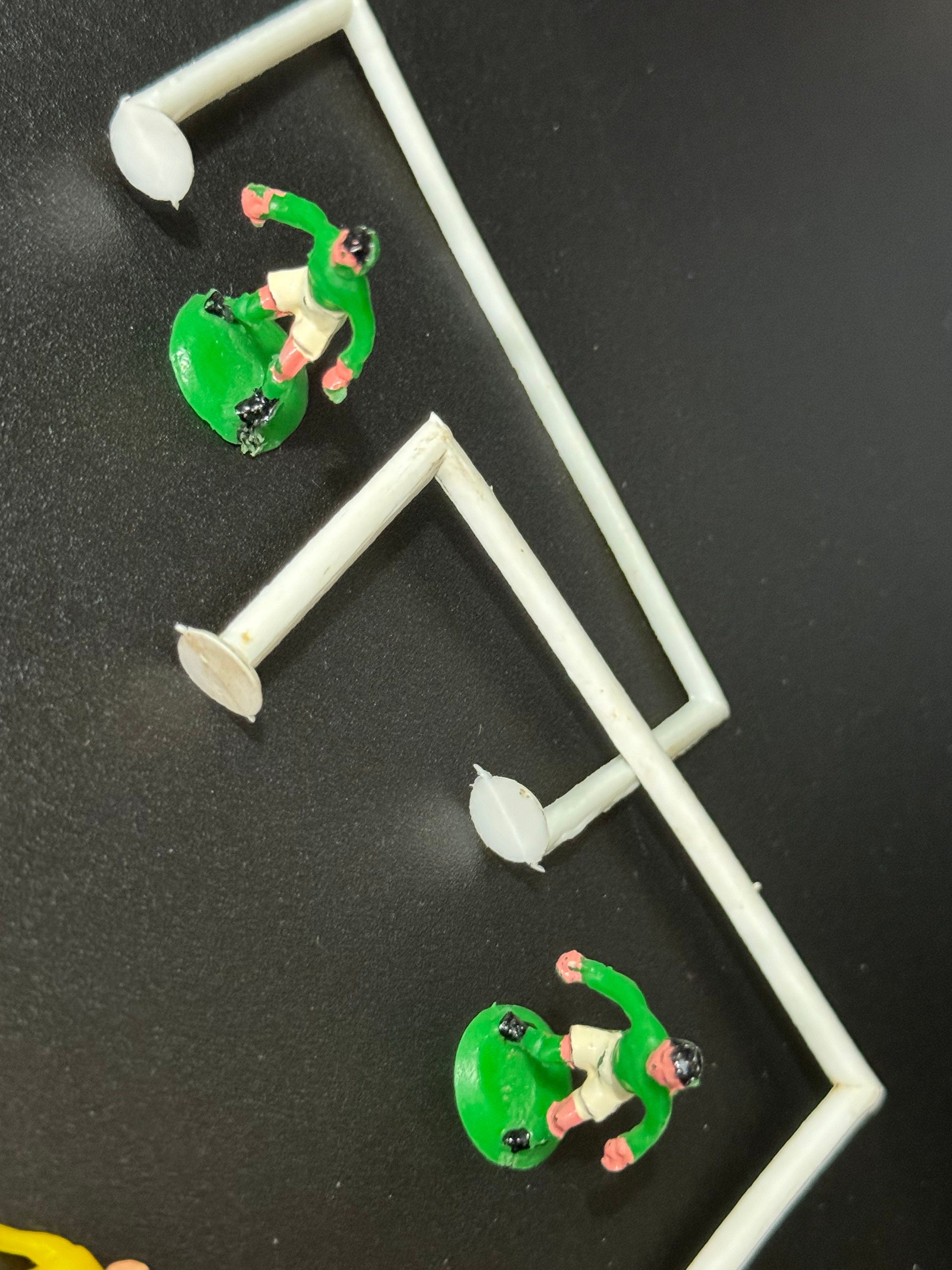 Vintage retro boys dads men’s football team cake toppers players ref and goals football cake birthday