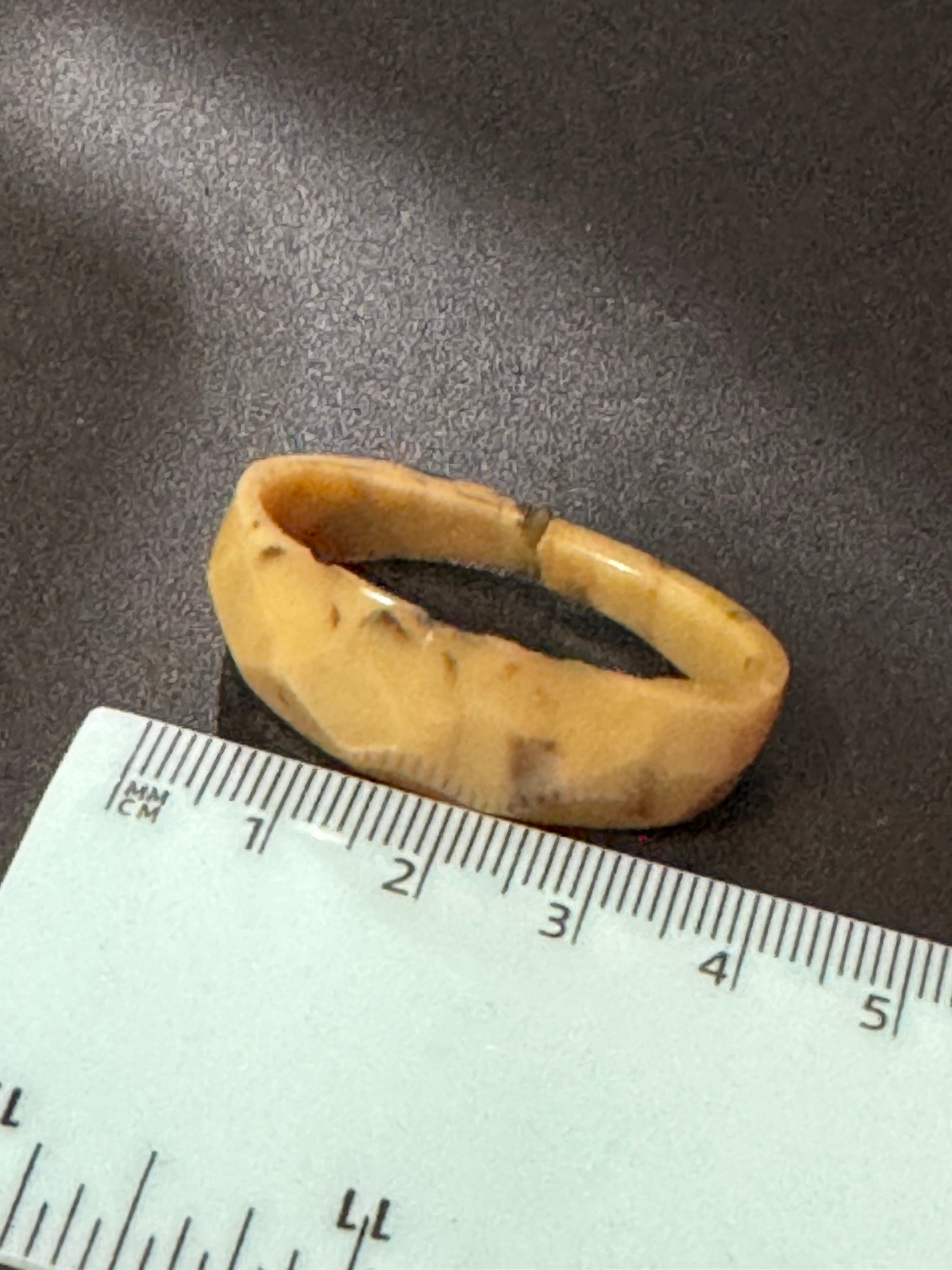 Art Deco Celluloid Early Plastic Scarf Ring Bakelite 1920s 1930s 1940s