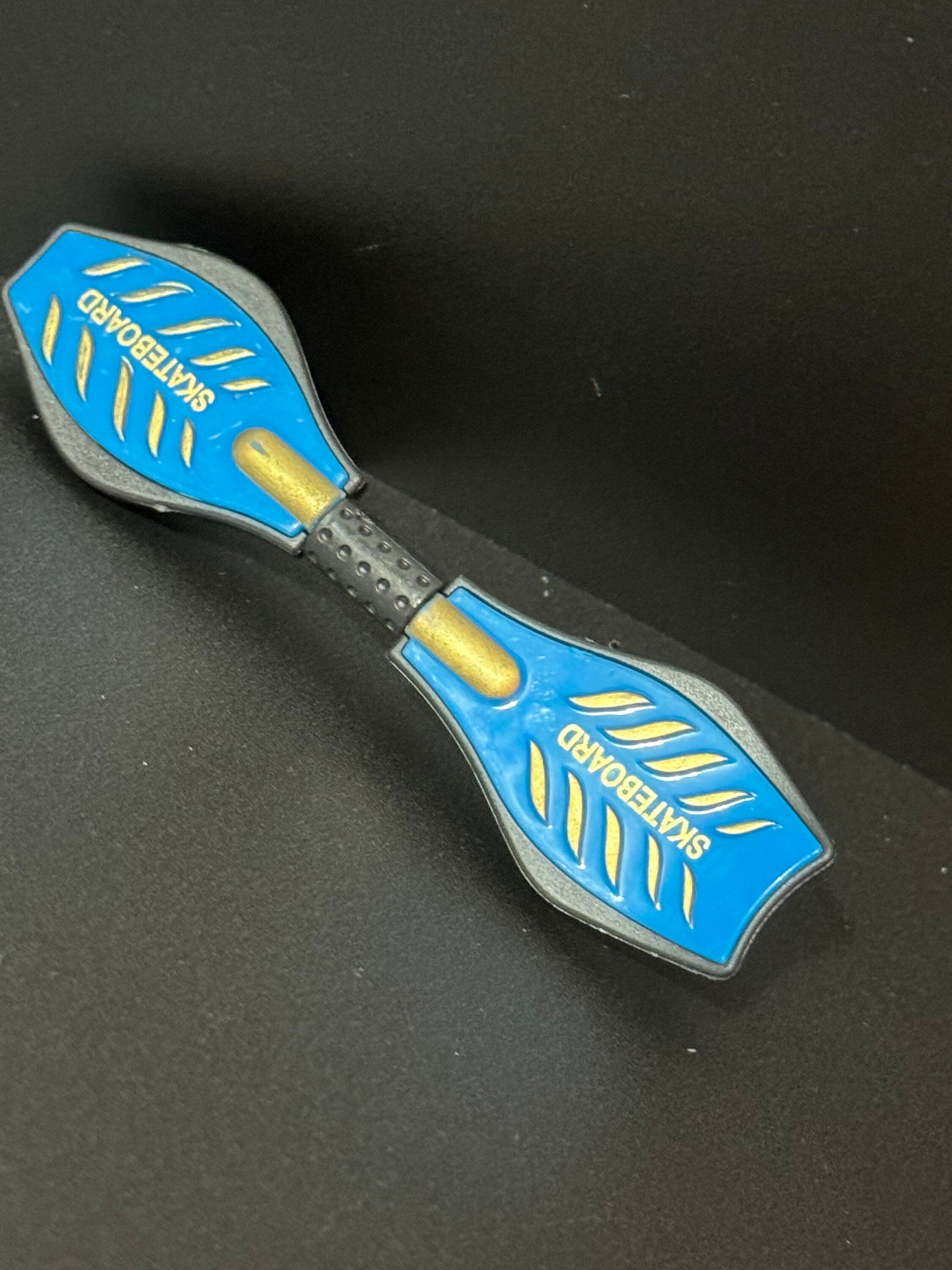 Miniature skateboard cake topper decoration, craft scenery