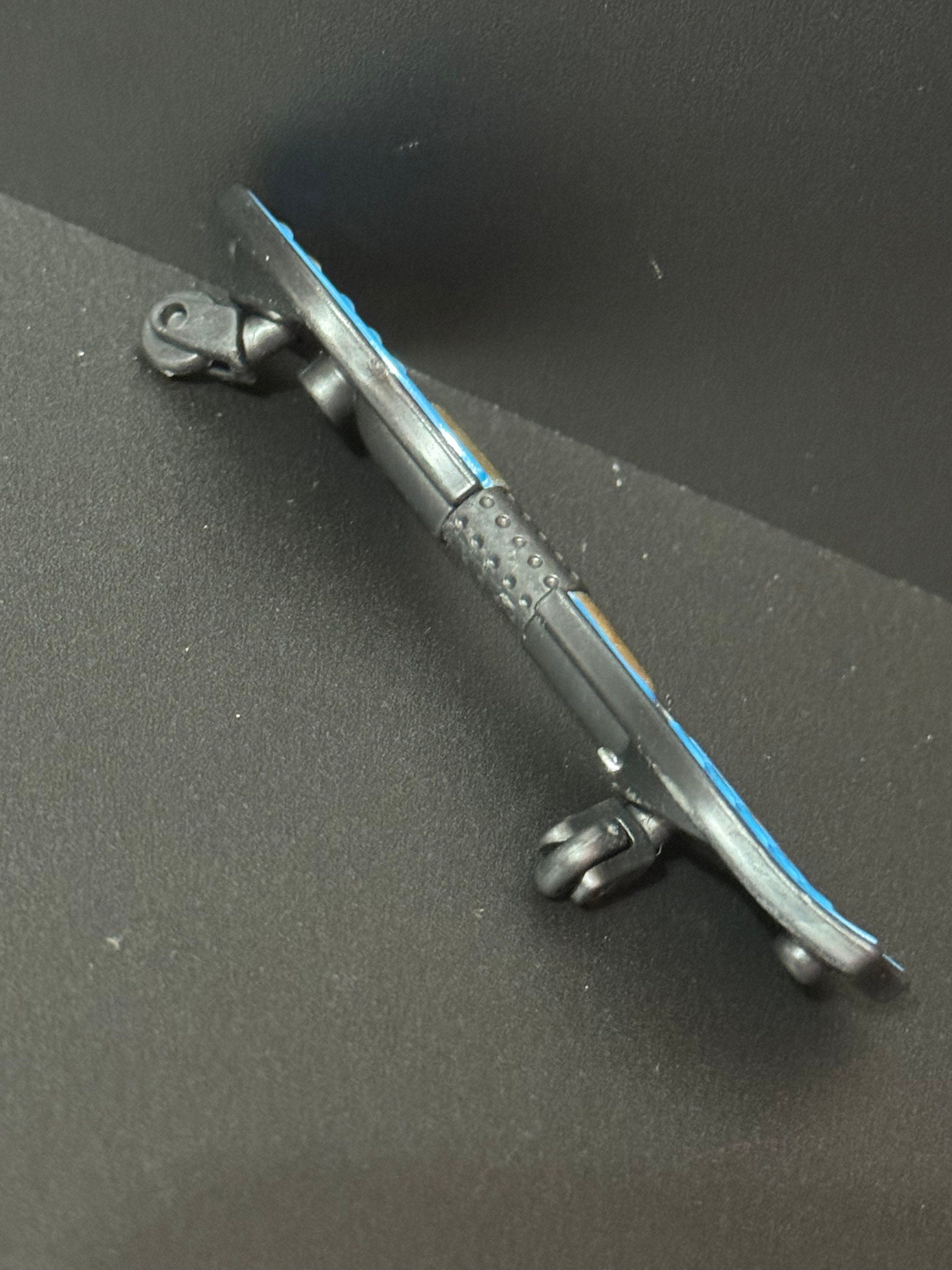 Miniature skateboard cake topper decoration, craft scenery