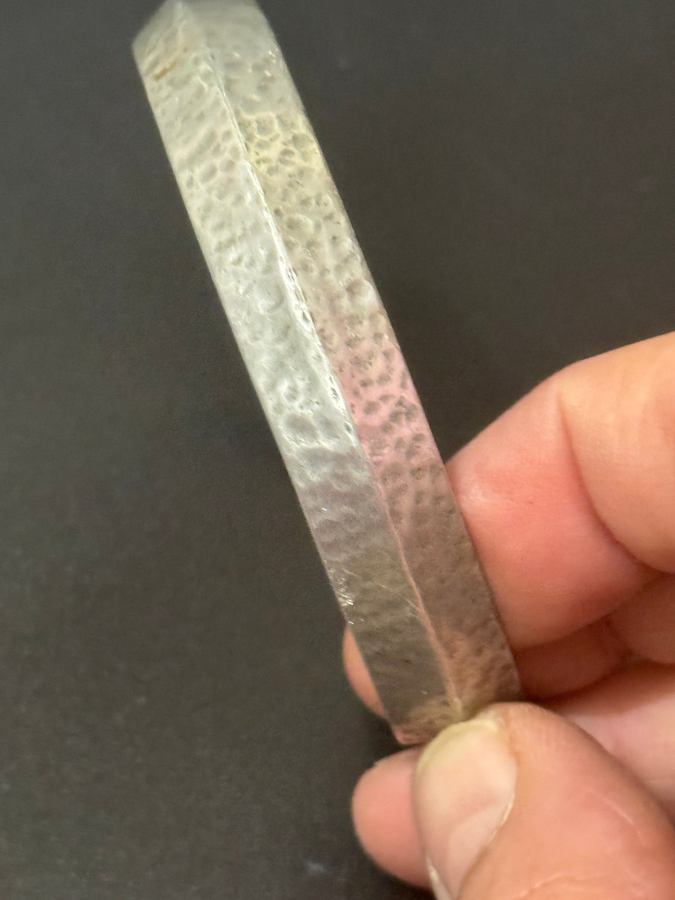 Vintage Aitkens Fredericton Canada PEWTER modernist round bangle bracelet Canada Canadian