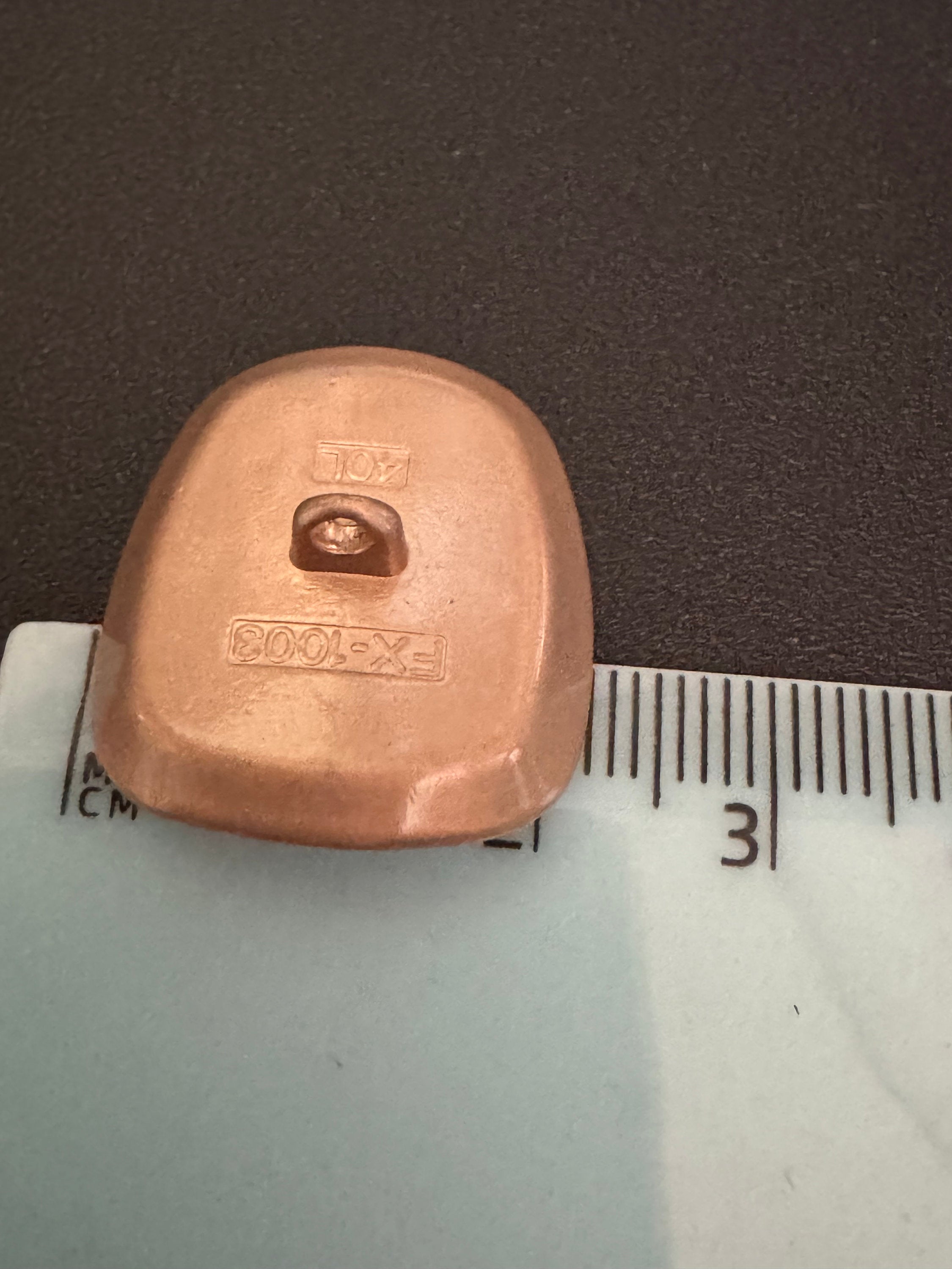 Matte Gold Metal Buttons: Irregular Square Design, Earth Tone Colors - 24mm, Pack of 5