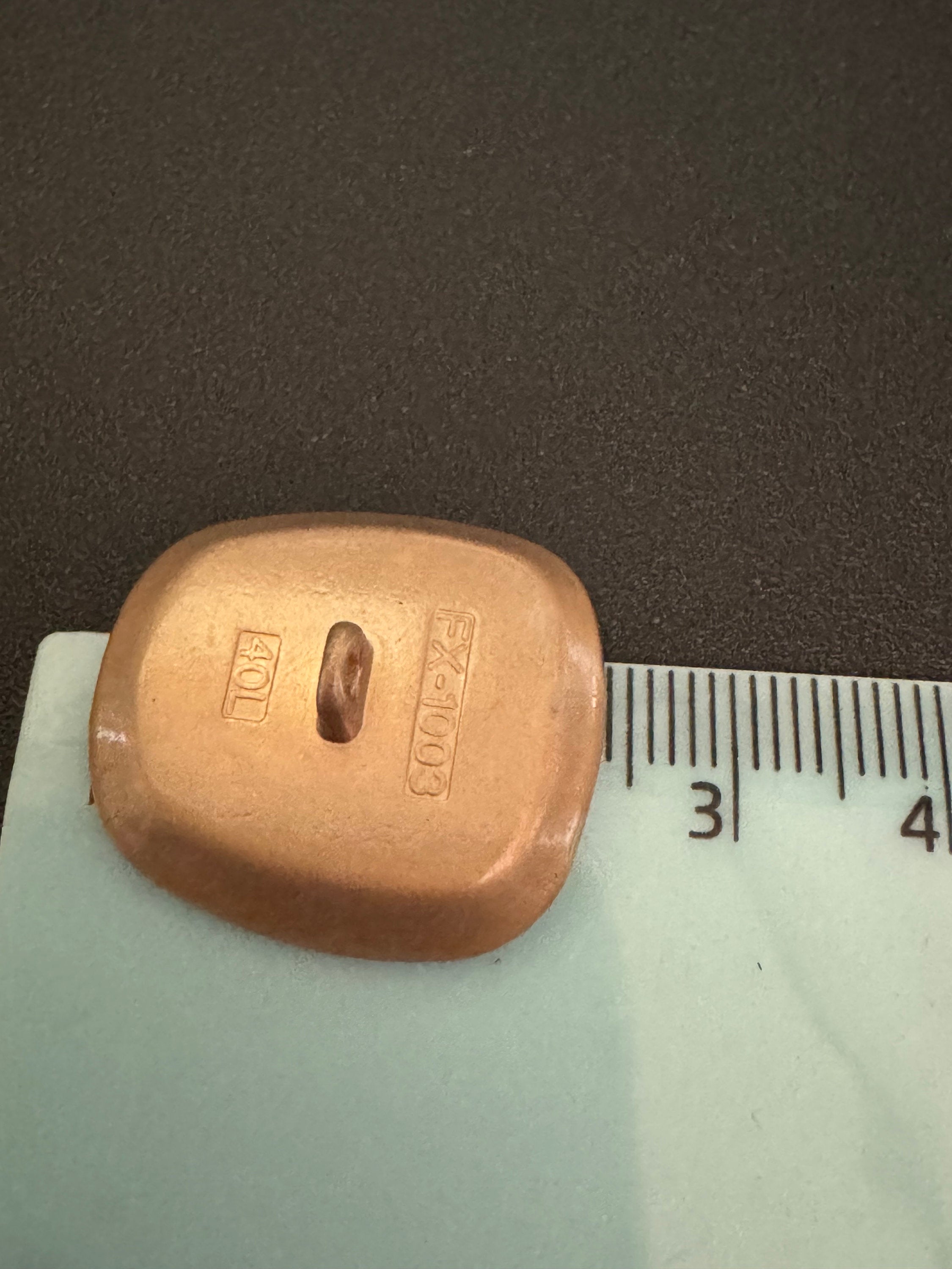 Matte Gold Metal Buttons: Irregular Square Design, Earth Tone Colors - 24mm, Pack of 5