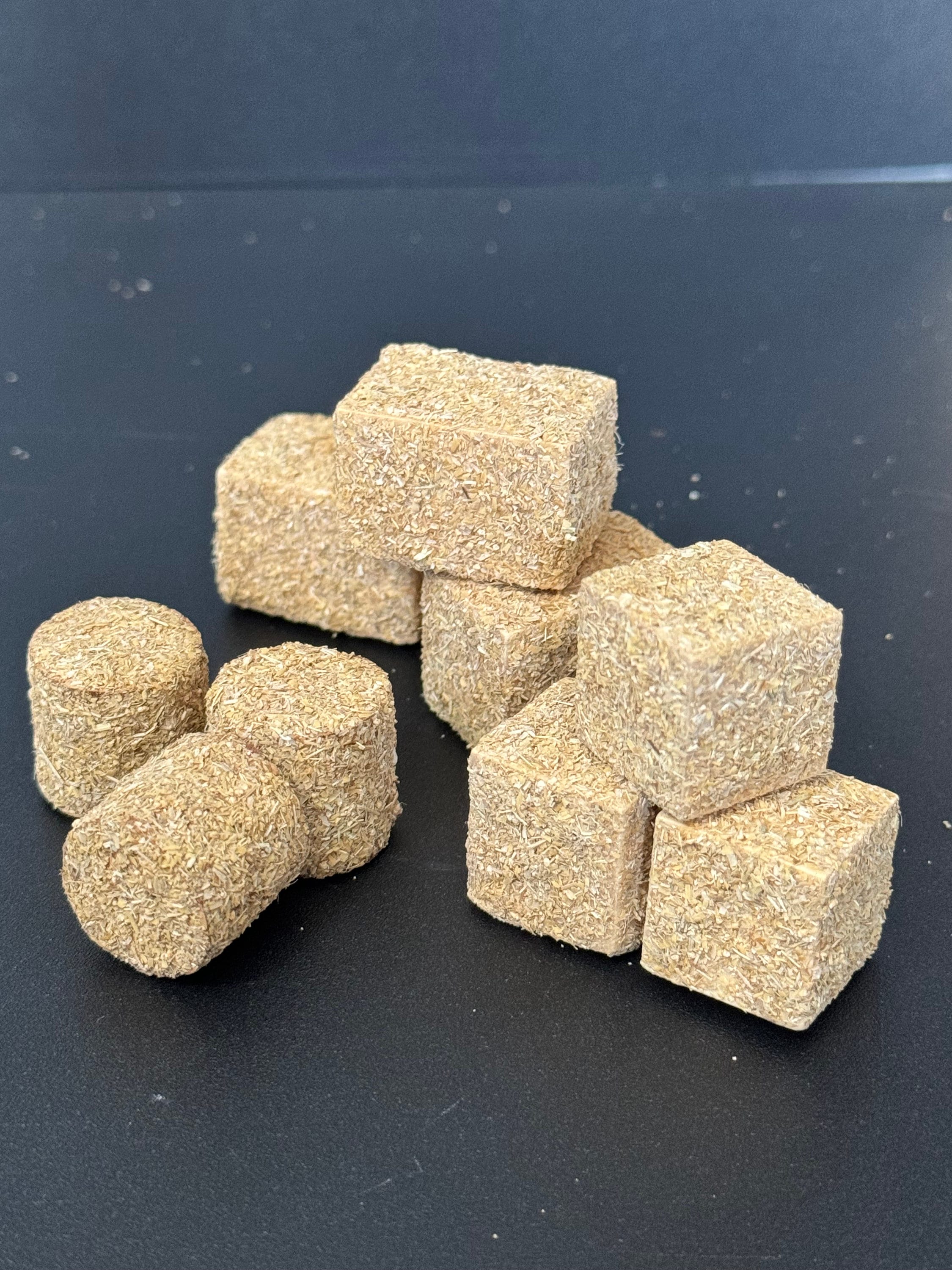 Miniature Hay Bale Cake Topper: Farm Scenery Props, Set of 3