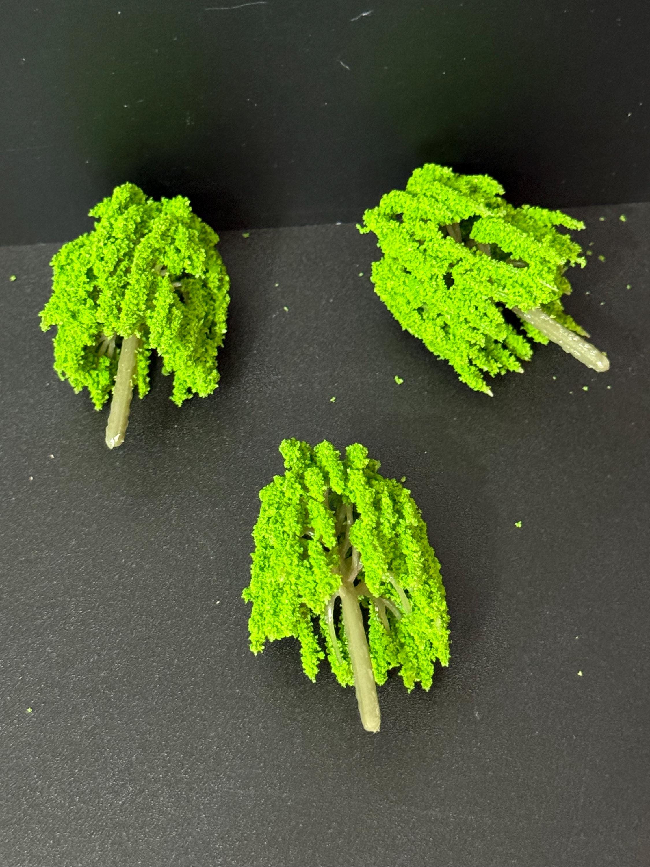 Miniature Weeping Willow Trees (3 Pieces): Cake Topper, Woodland Scenery