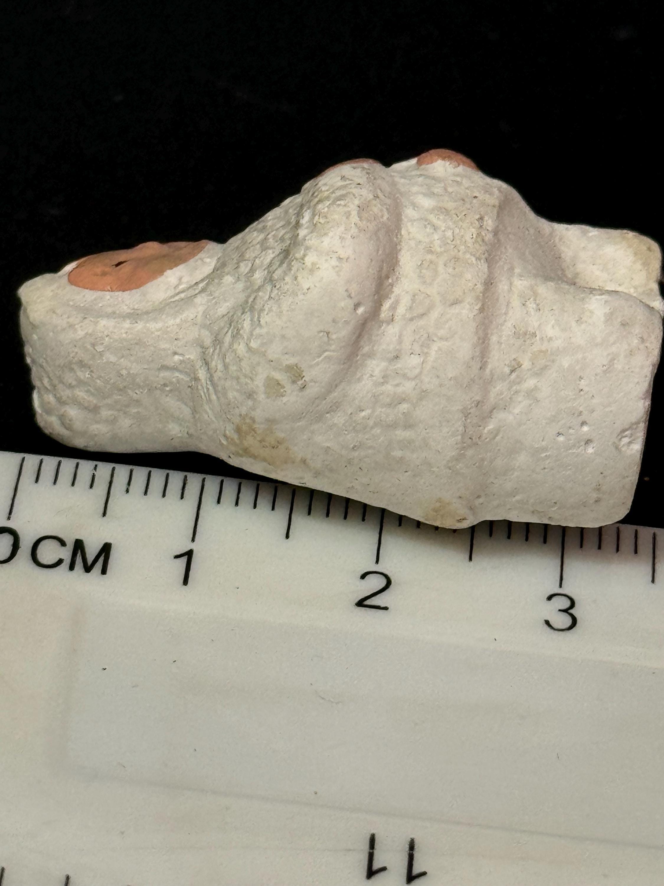 Antique PLASTER bisque Snow Baby Christmas Xmas Cake topper decoration