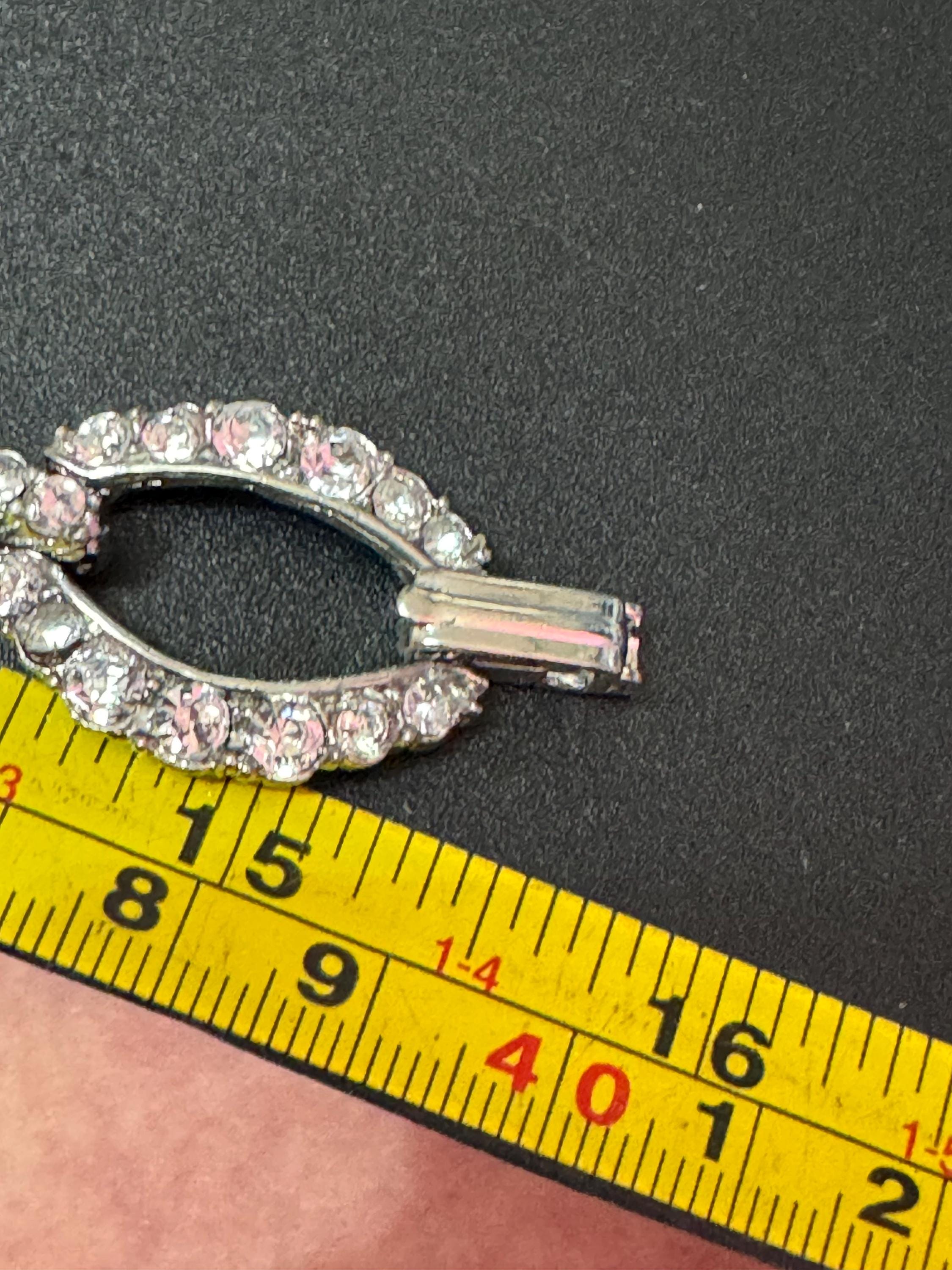 Vintage Rhinestone Jewelry Set: Choker, Bracelet & Clip-On Earrings