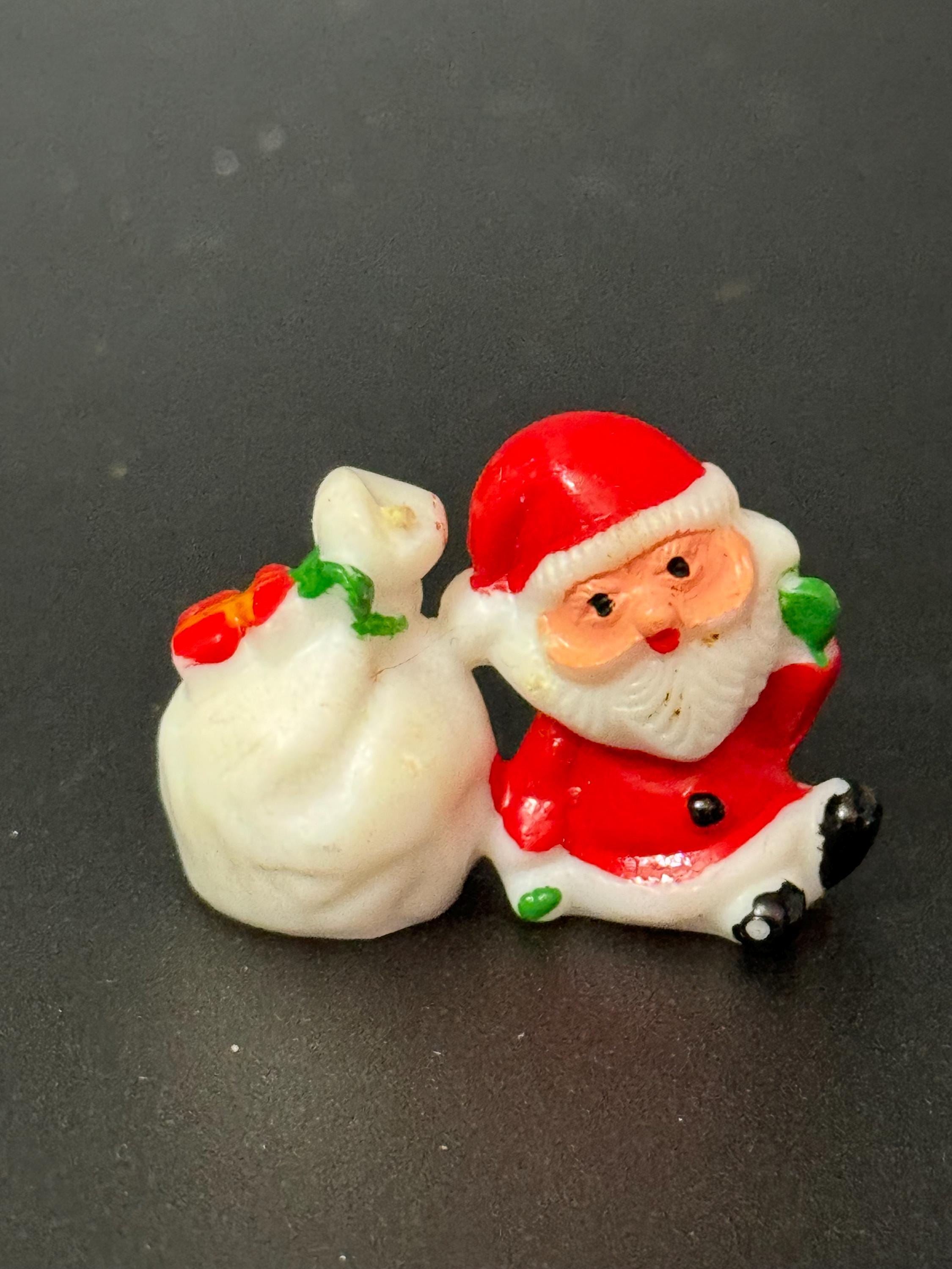 Santa Claus Father Christmas plastic Christmas Xmas Cake topper decoration