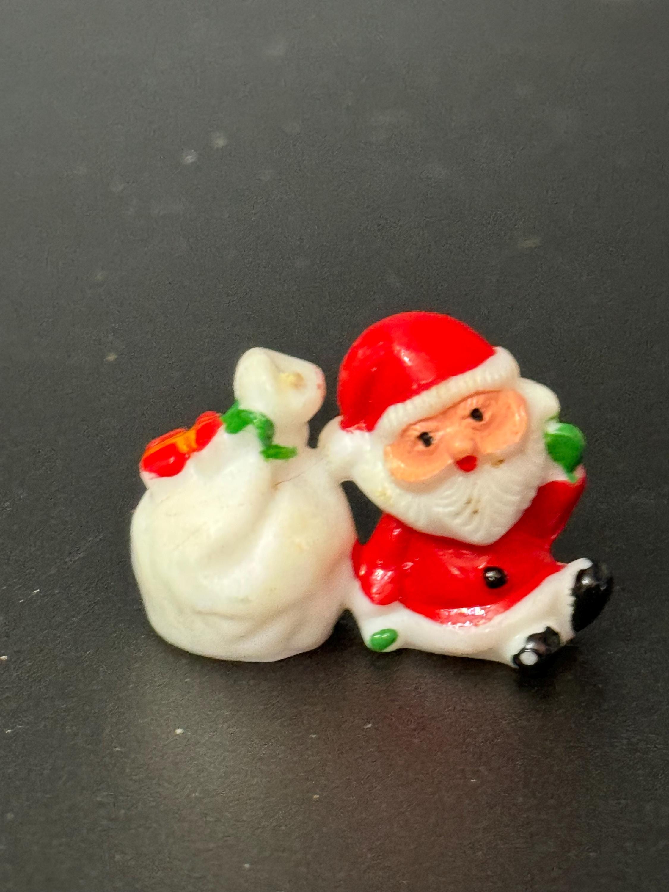 Santa Claus Father Christmas plastic Christmas Xmas Cake topper decoration