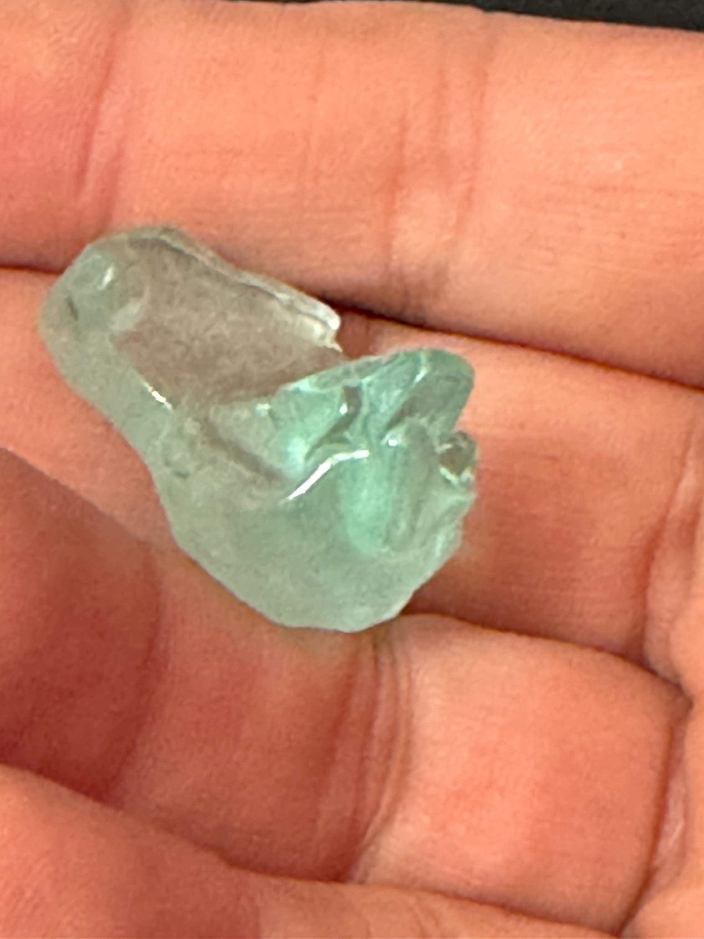 Miniature ice glacier Christmas cake topper, craft decorations