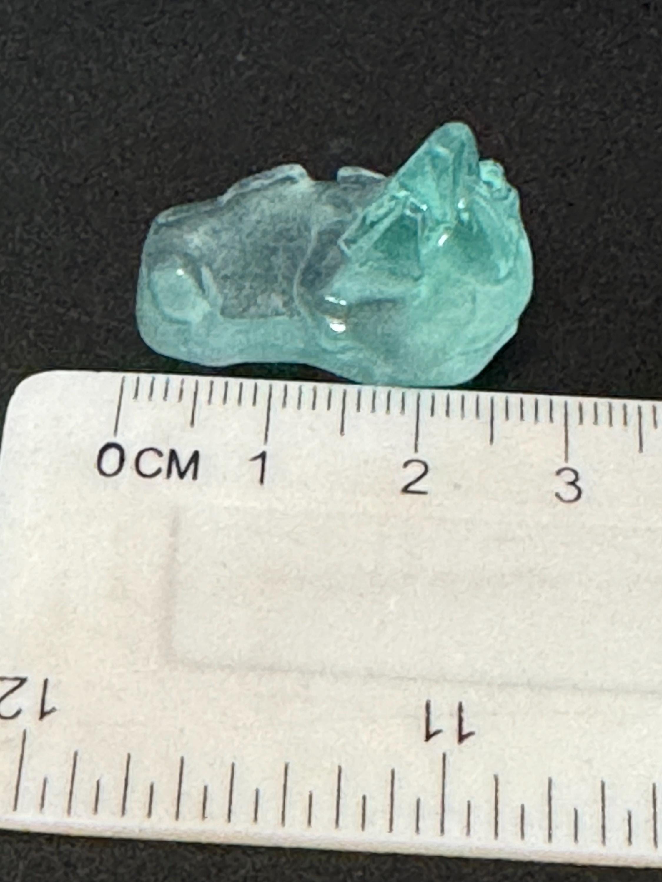 Miniature ice glacier Christmas cake topper, craft decorations