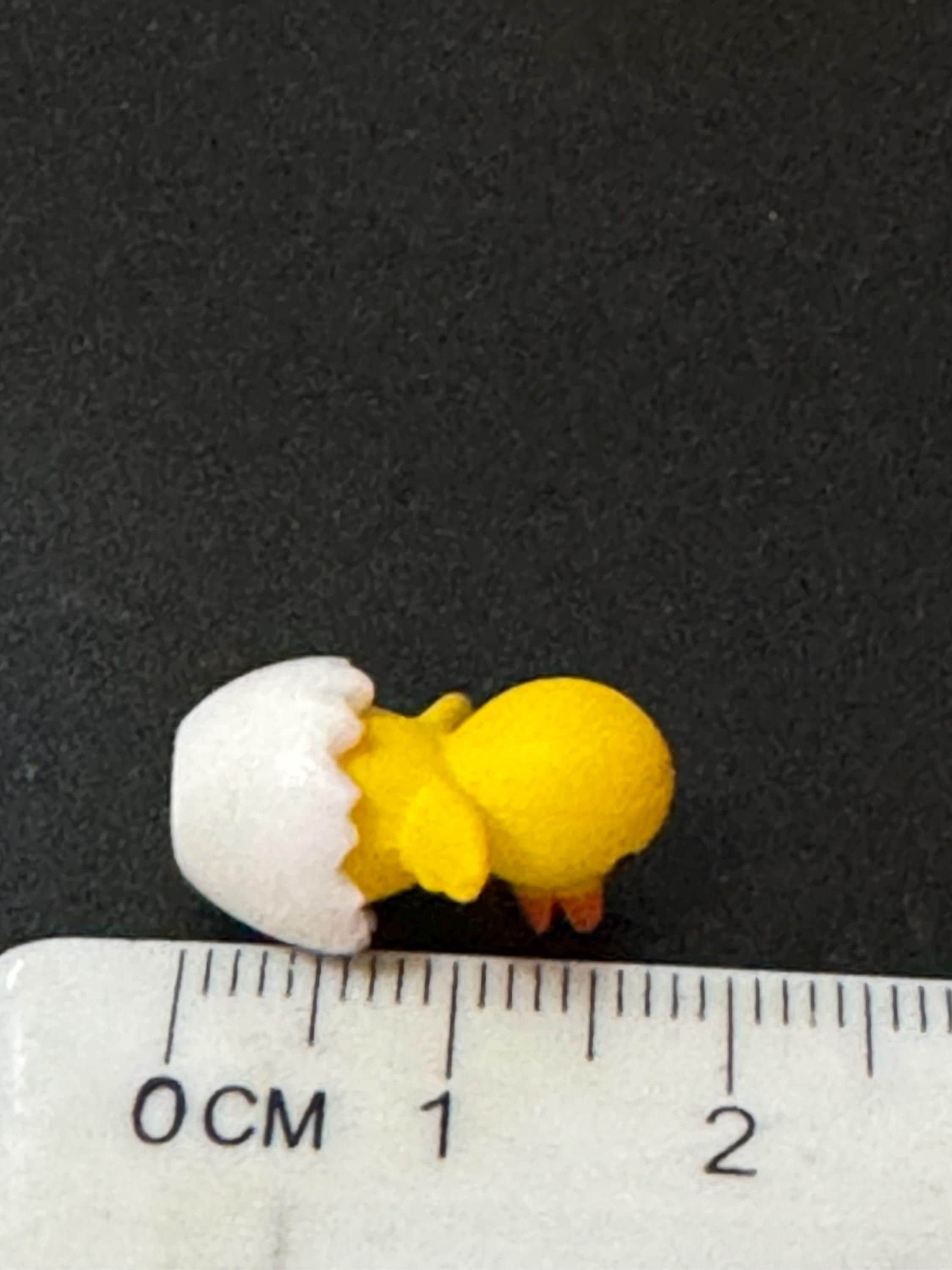 5 x miniature hatching duckling ducks cake toppers fairy garden farmyard dollshouse decorations