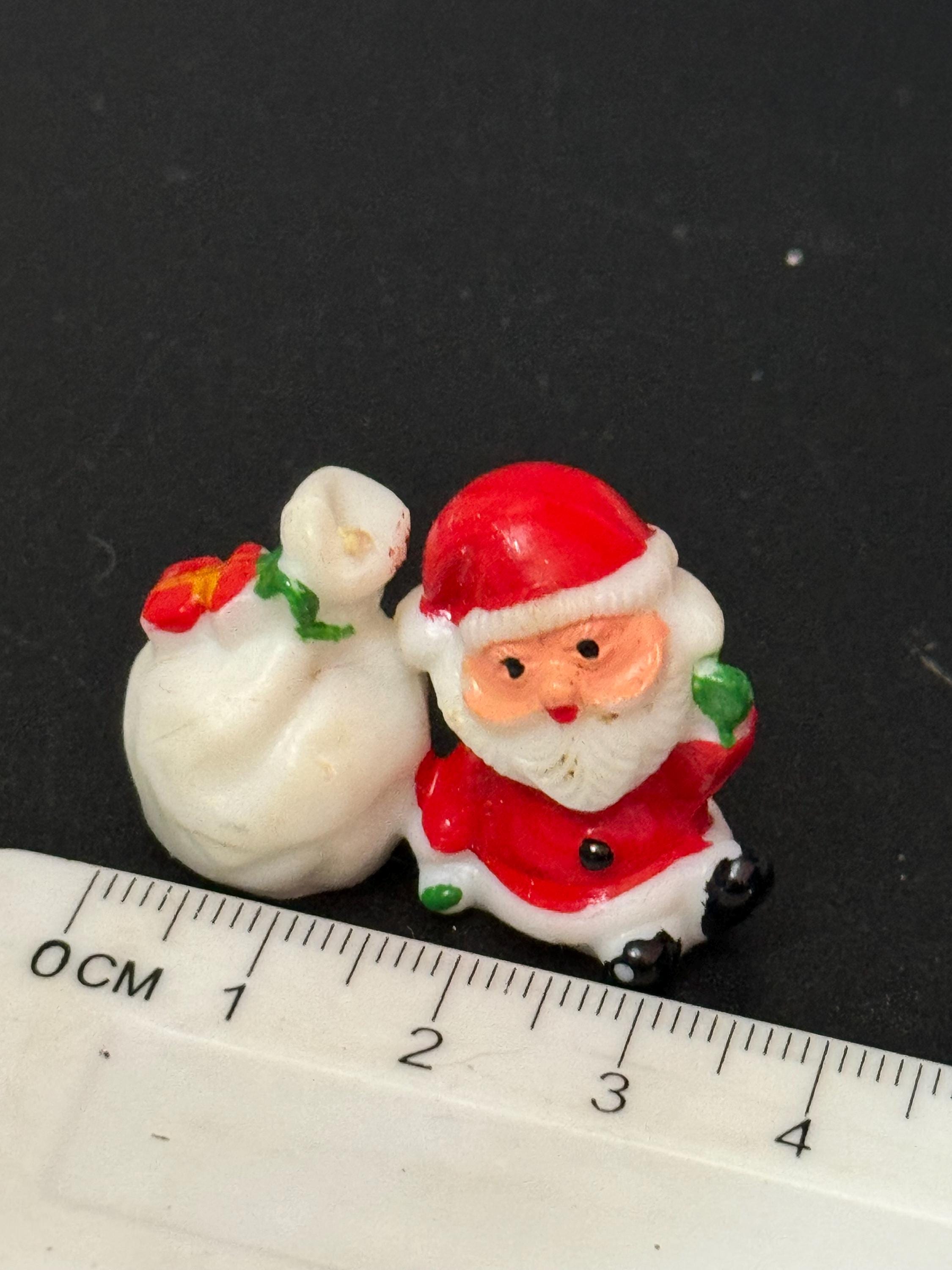 Santa Claus Father Christmas plastic Christmas Xmas Cake topper decoration