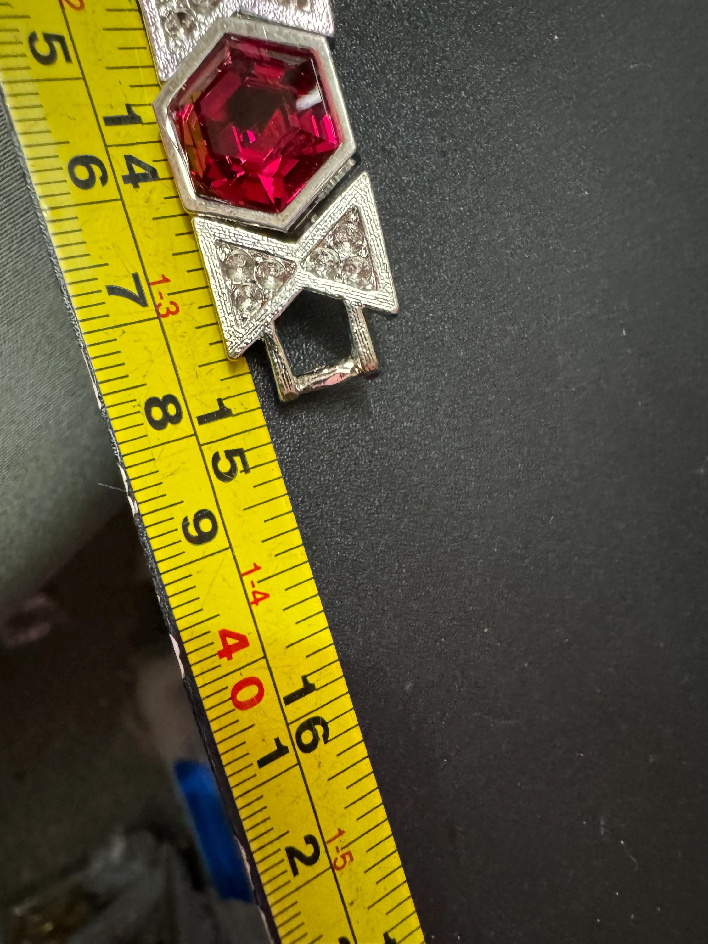 Vintage Silver Tone Swarovski Crystal Jewelry Set: Choker, Bracelet, Earrings