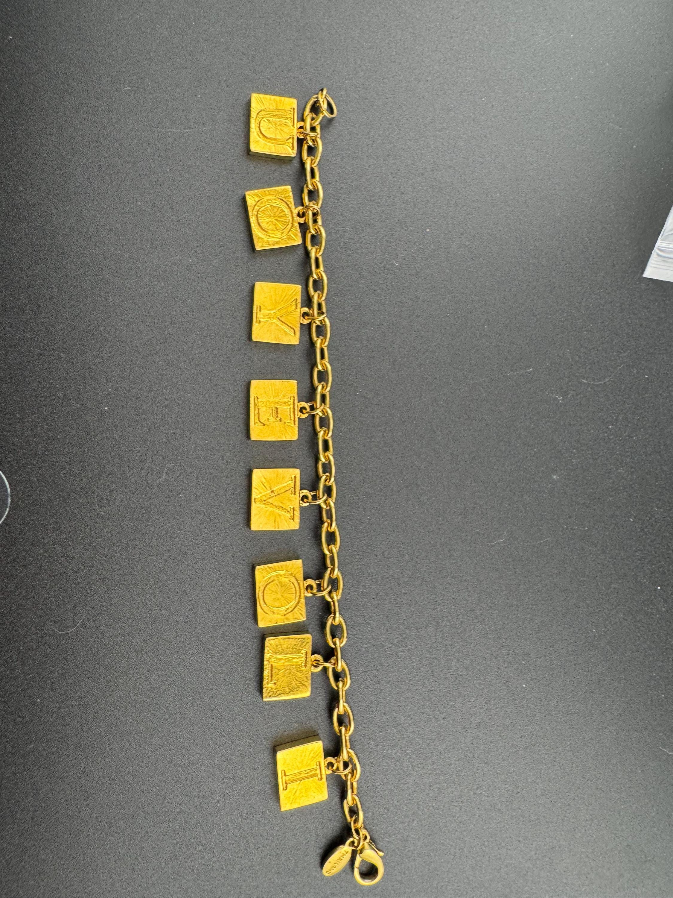 Vintage JBK Nautical Flag Charm Bracelet: Gold Tone Enamel