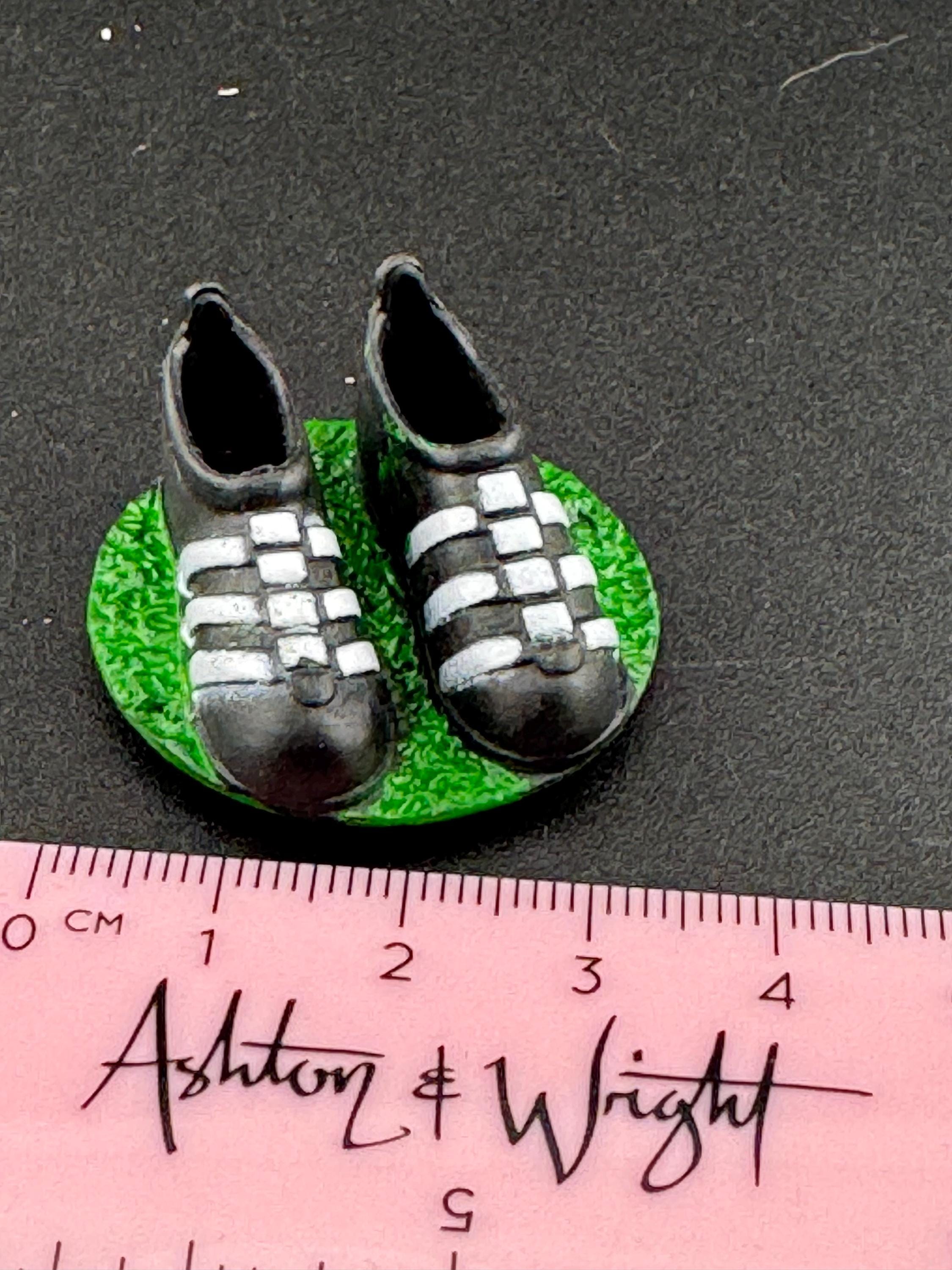 men’s footballer birthday cake topper, novelty sports, man playing football figure decoration