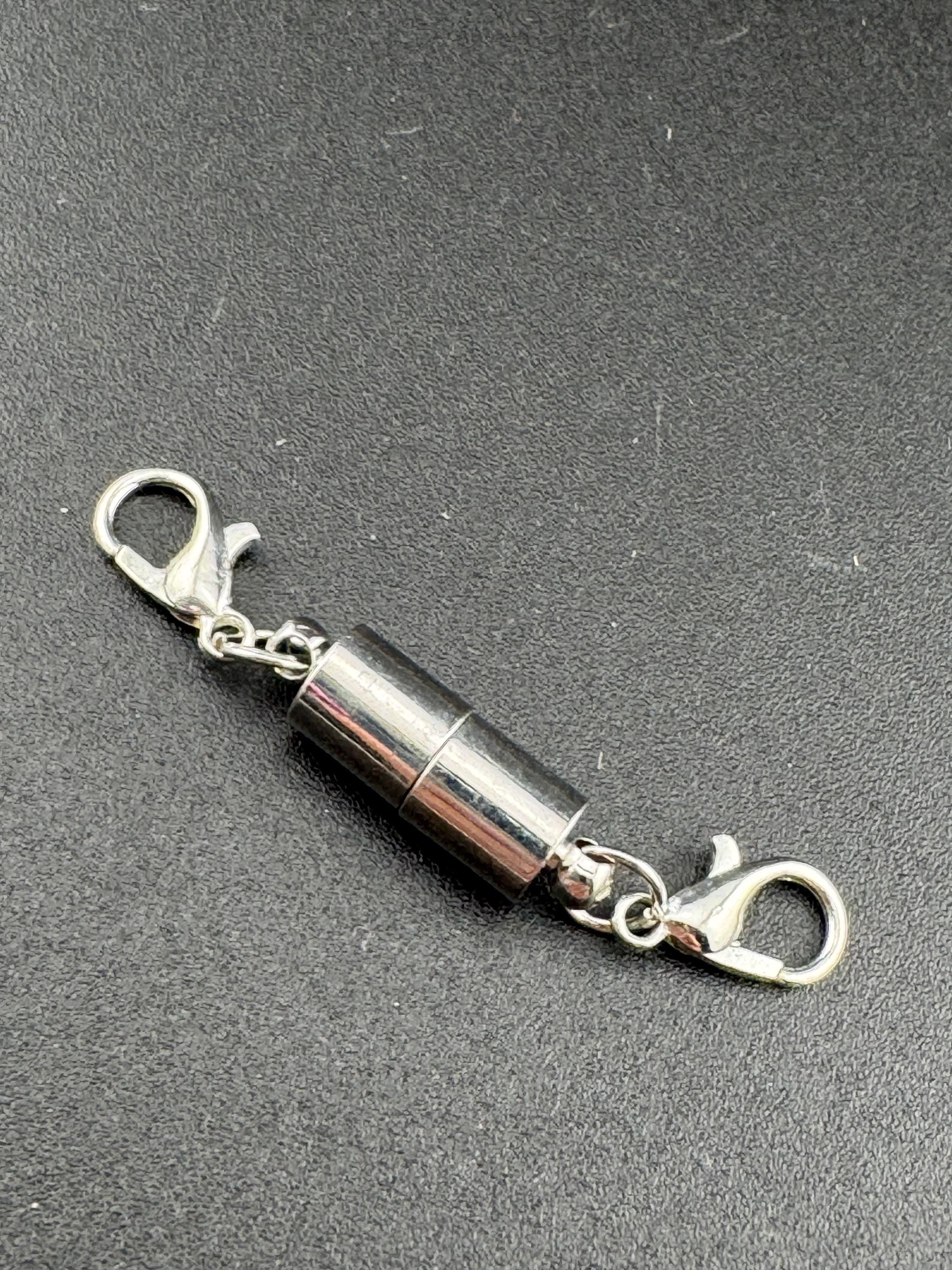 Magnetic Necklace Clasp Converter: Gold or Silver Tone, Easy Fastening