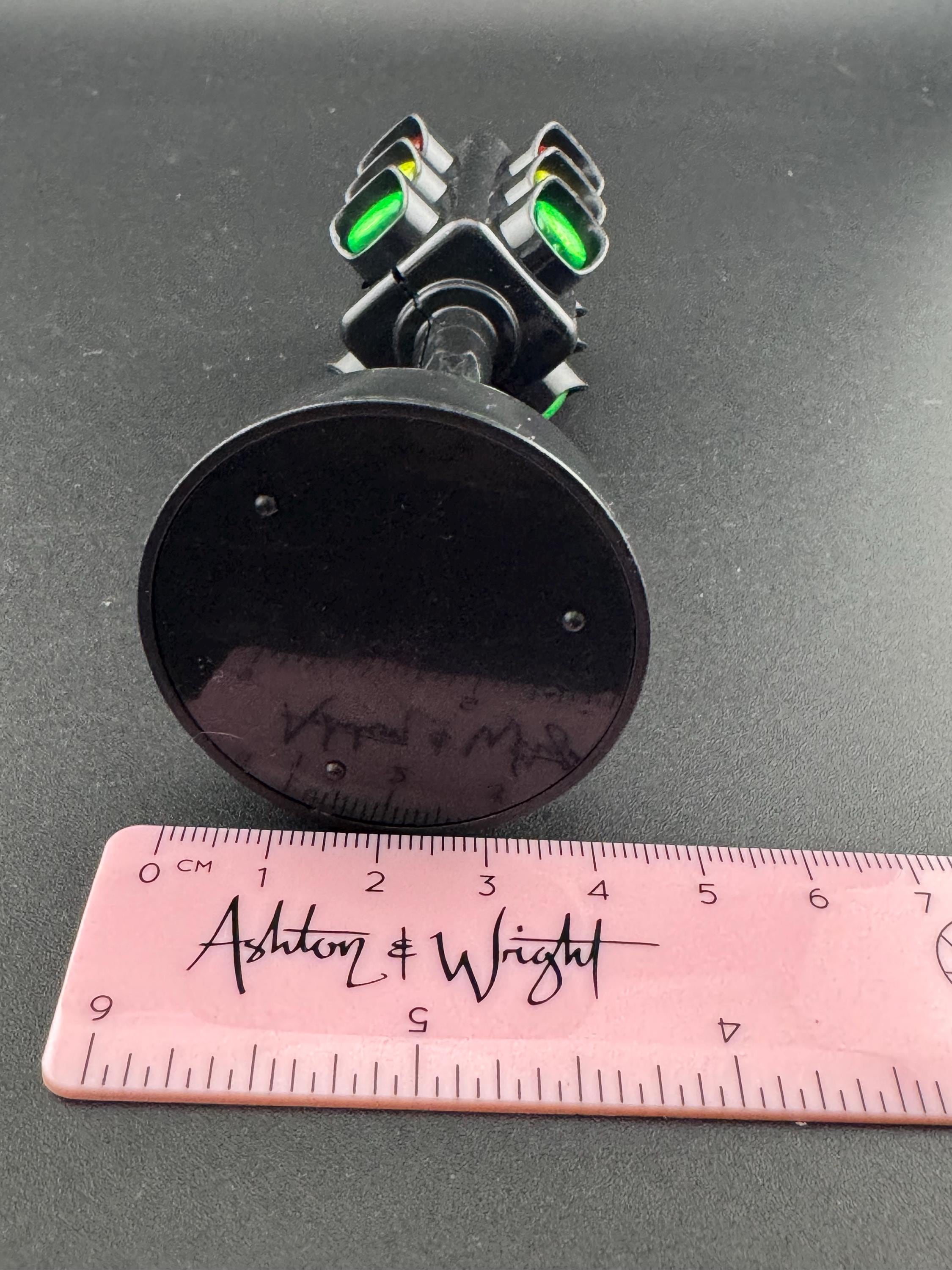 Miniature Traffic Light Cake Topper: Reusable Birthday Decoration