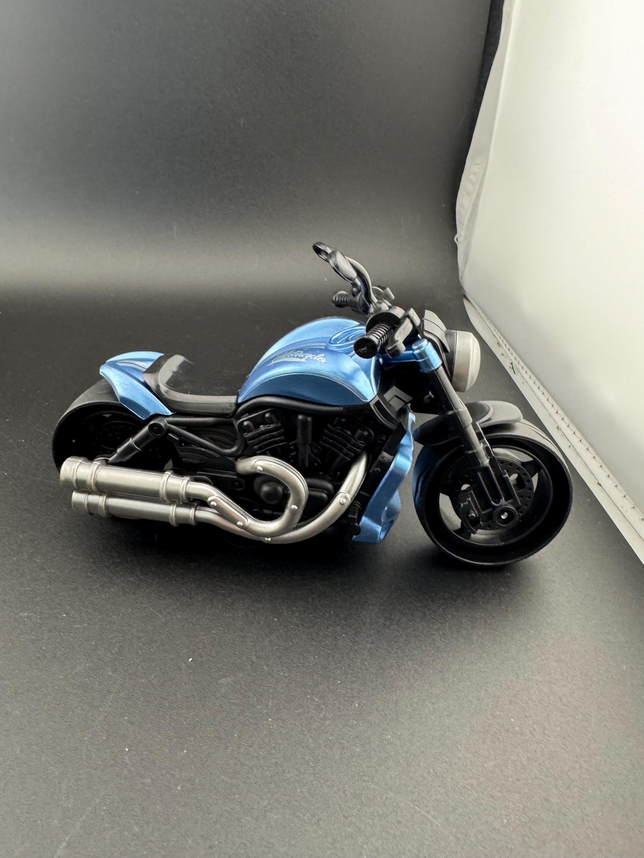 Miniature Motorbike Cake Topper: Novelty Toy Motorcycle