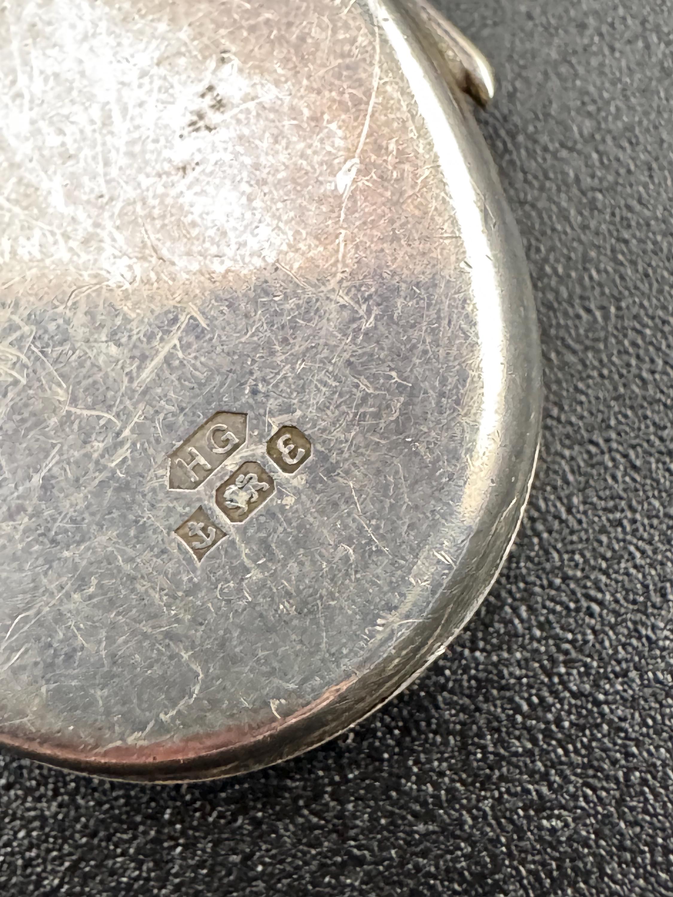 Vintage Engraved Photo Locket: Sterling Silver Keepsake Necklace