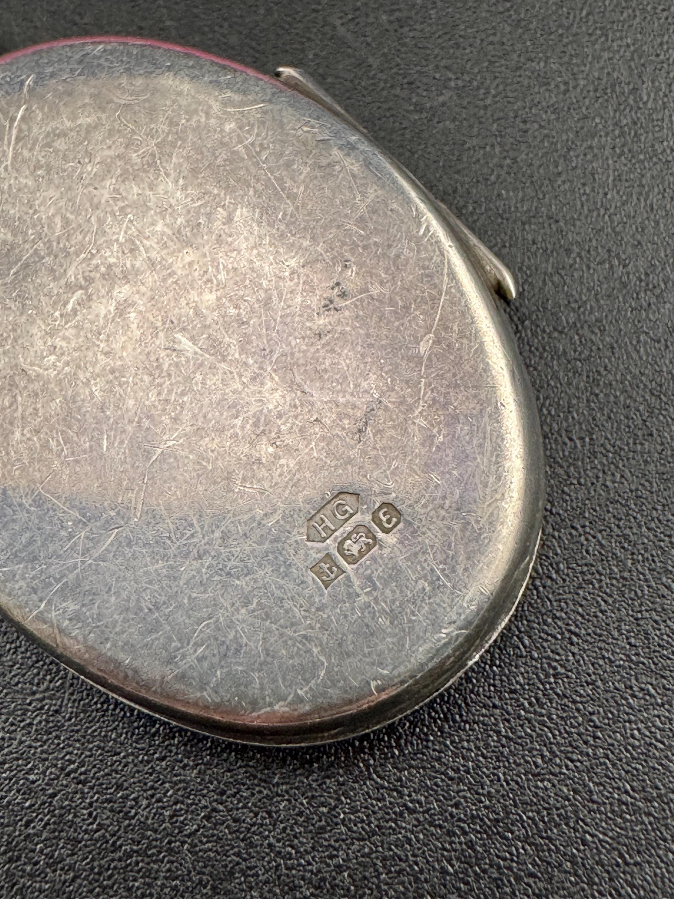 Vintage Engraved Photo Locket: Sterling Silver Keepsake Necklace