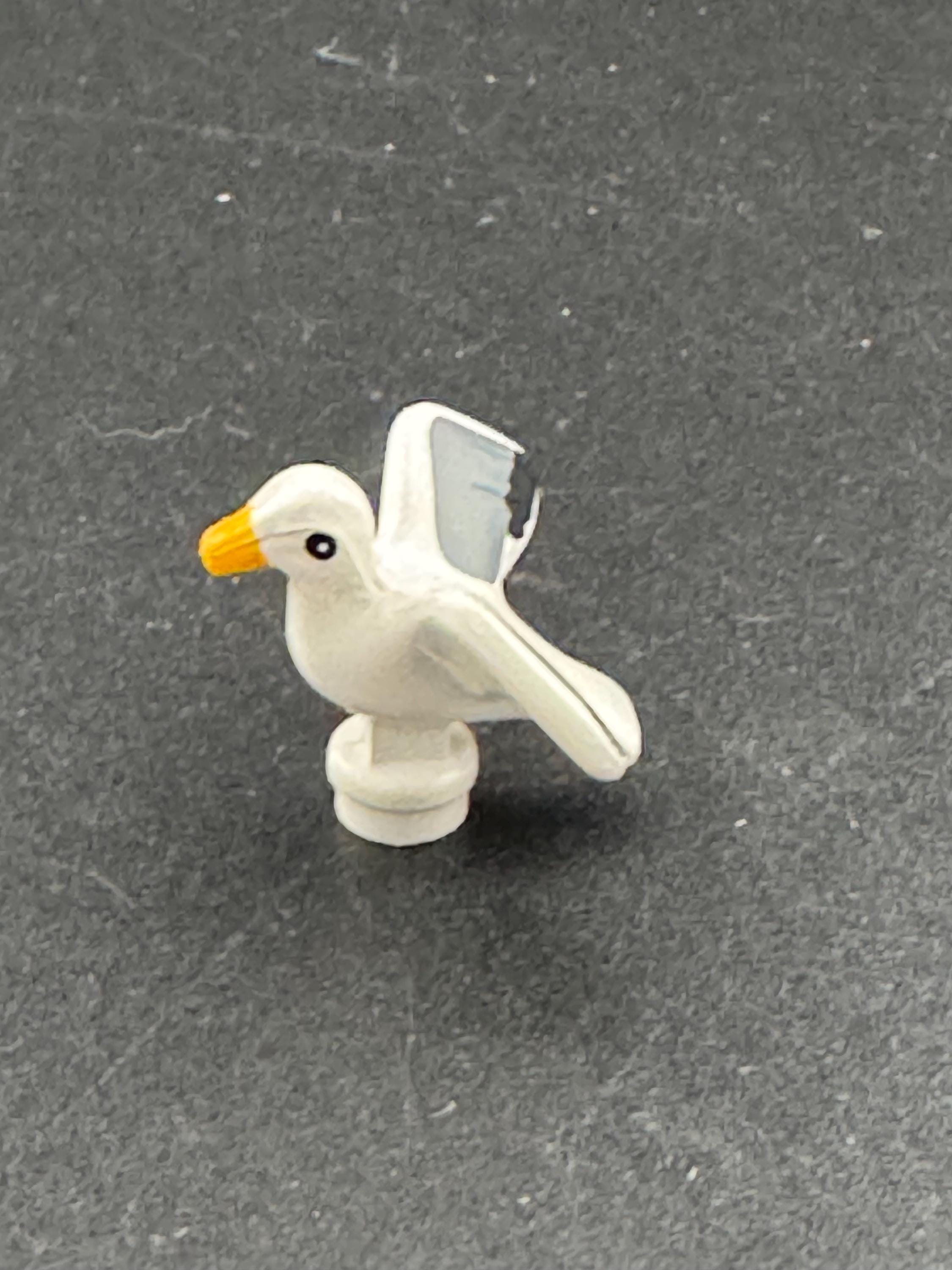 2cm miniature seagull seaside cake topper decoration nautical bird fits building bricks