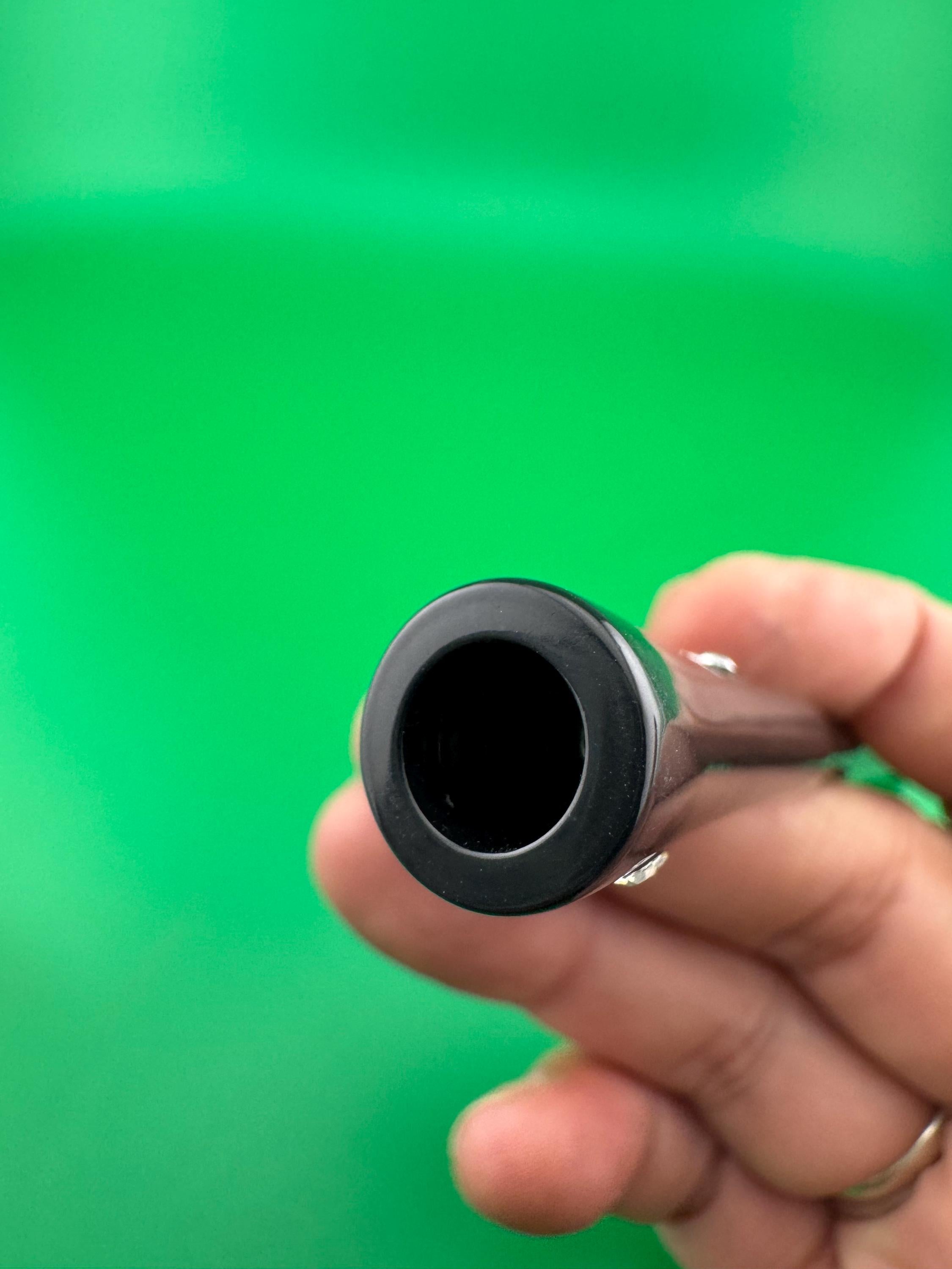 Vintage early plastic black diamanté crystal rhinestone ladies long Cigarette Holder