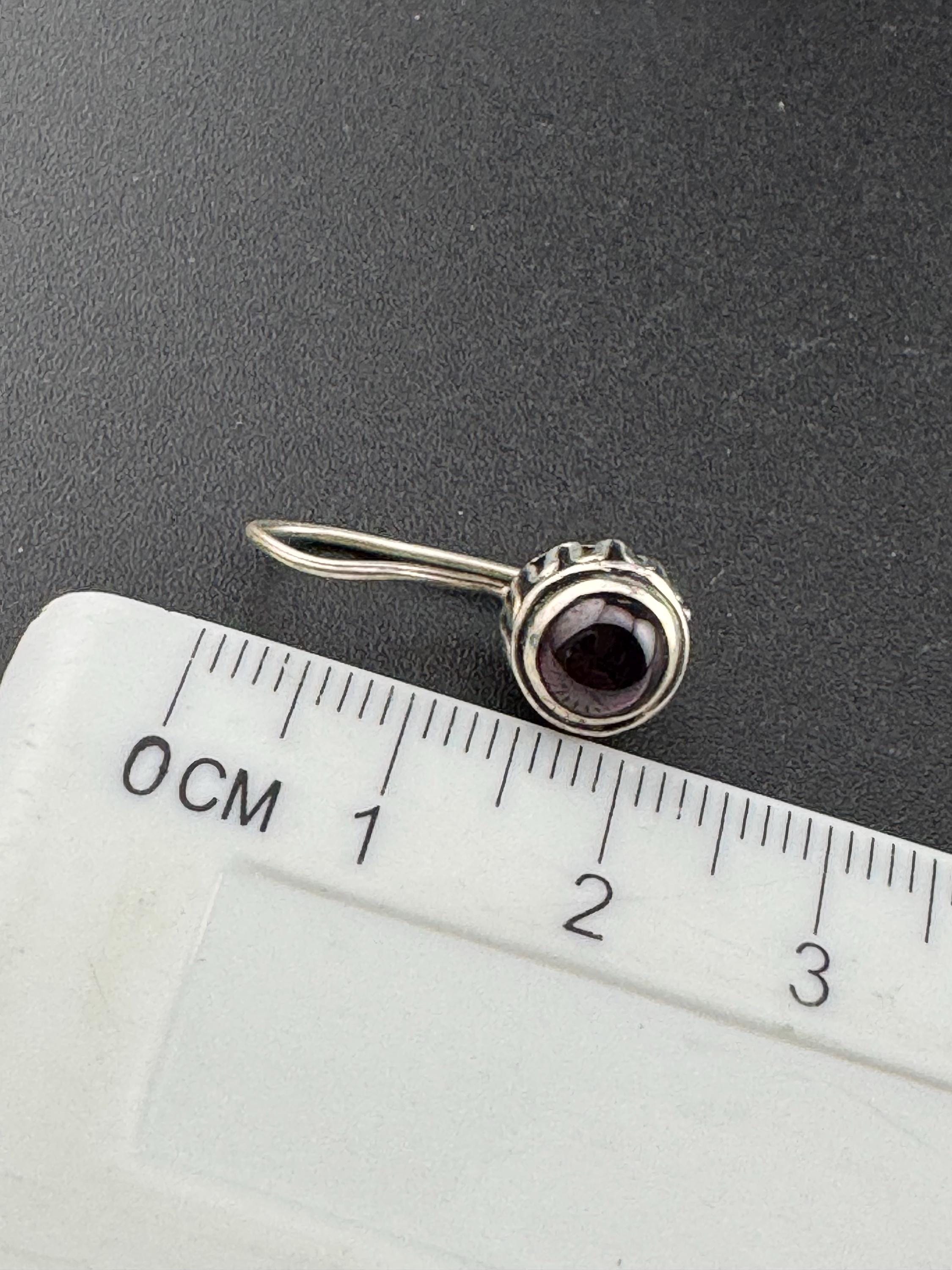 Amethyst Drop Earrings: 925 Sterling Silver, Vintage Style