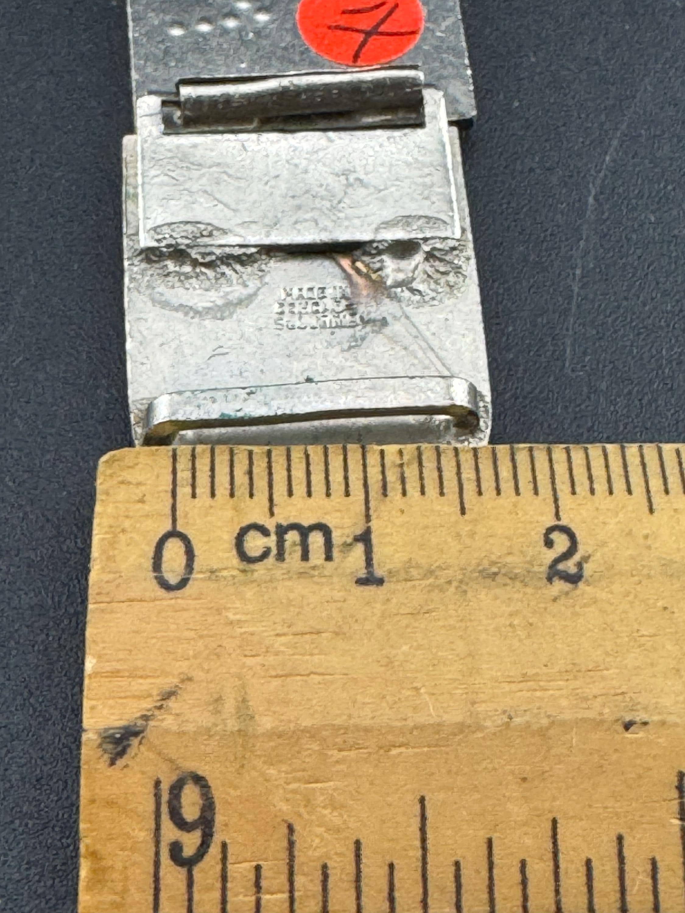 Antique Vintage Art Deco Pierre bex style czech blue red pink guilloche Enamel paste set Belt Buckle 1910s 1920s Sewing Haberdashery