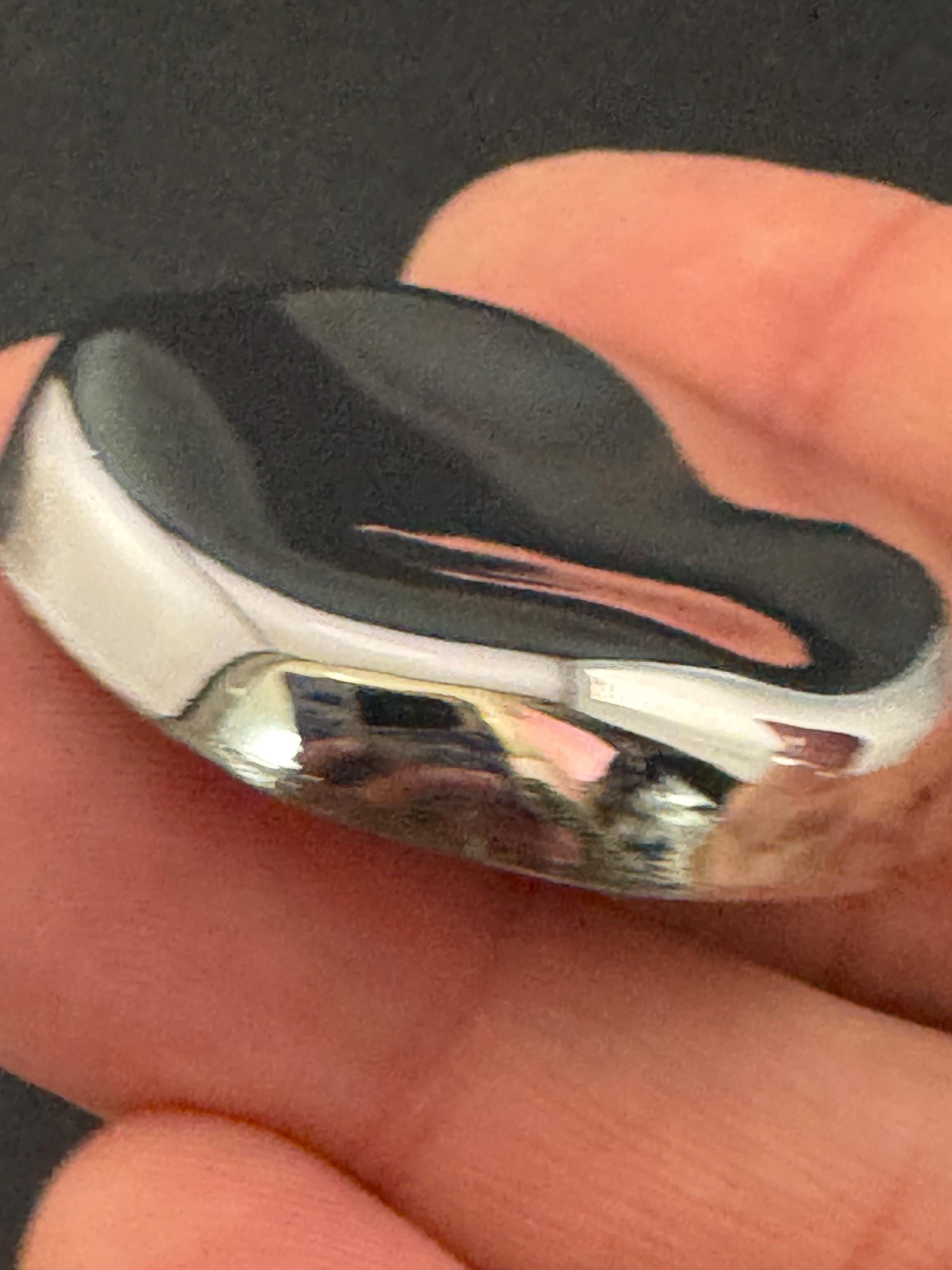 XL Silver Tone Coat Button: 42mm Metal Shank