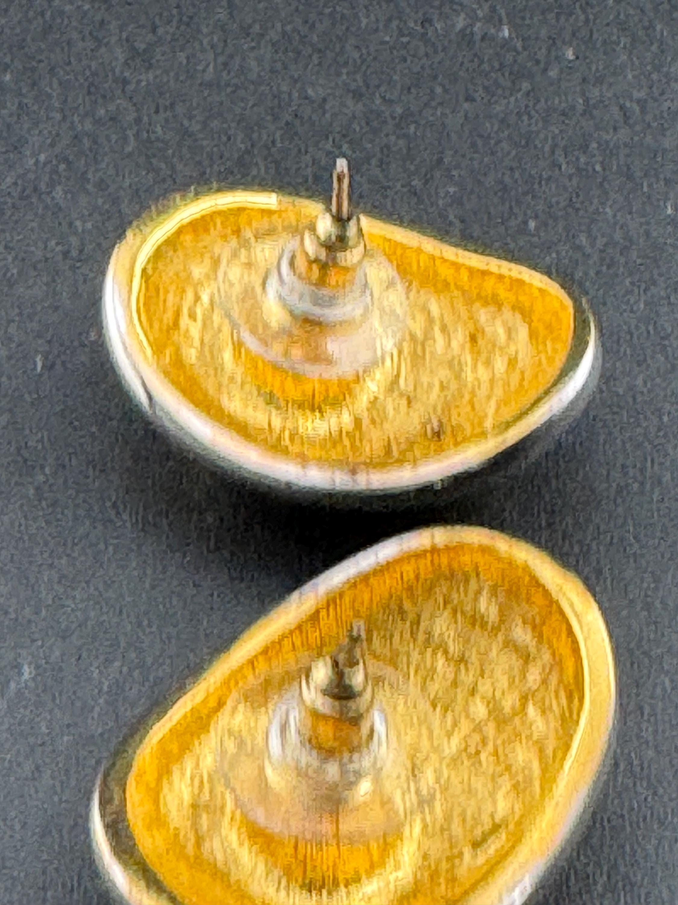 Retro high end gold and silver tone & clear diamanté domed constellation stars stud earrings for pierced ears