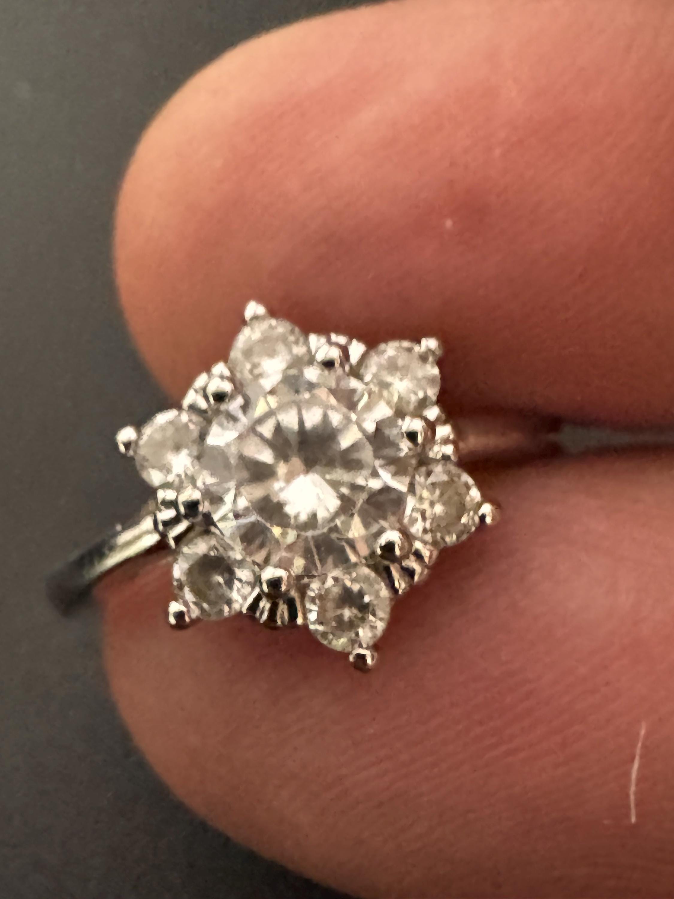 Adjustable Sterling Silver Gemstone Ring - Size L M N