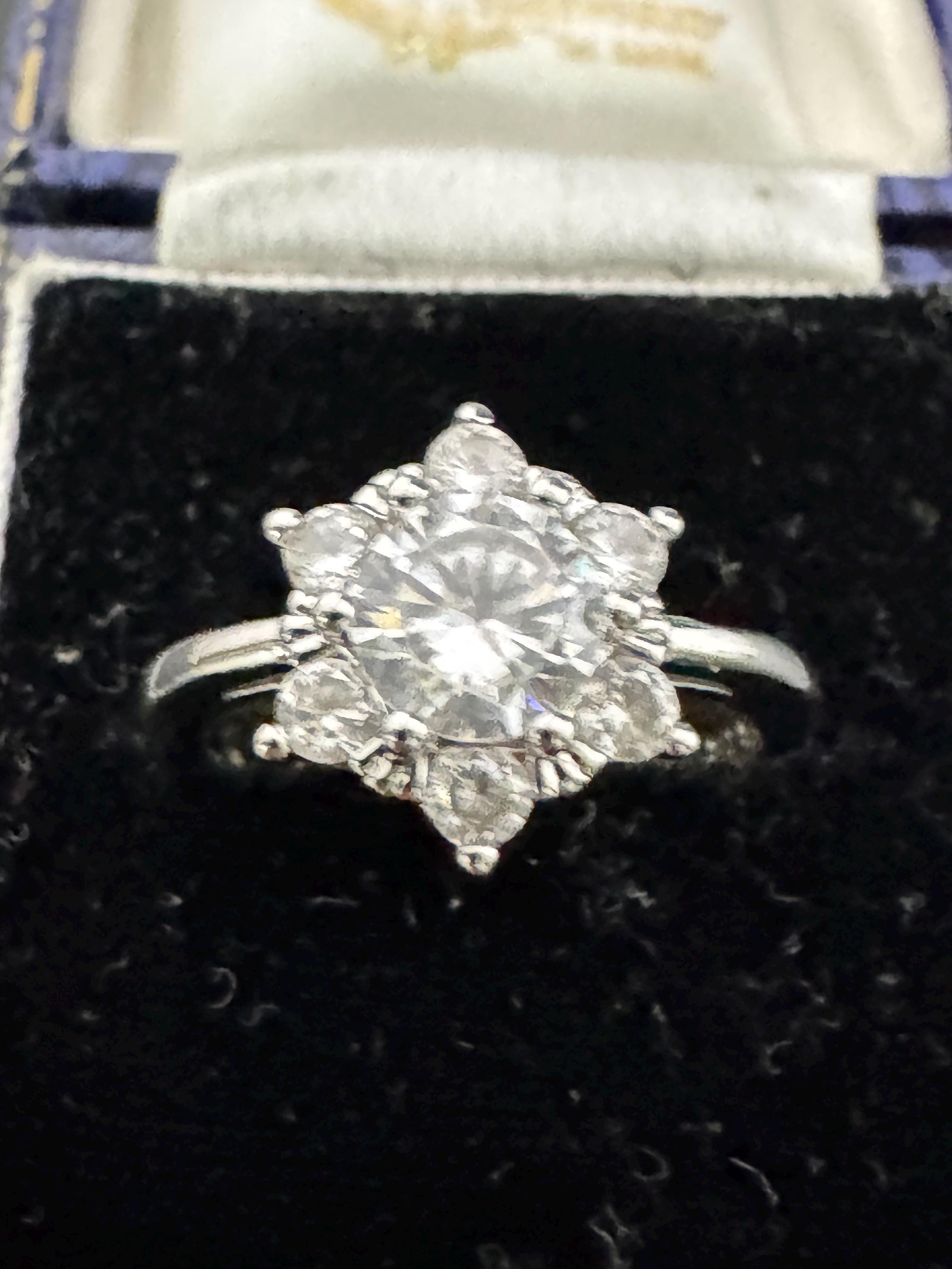 Adjustable Sterling Silver Gemstone Ring - Size L M N