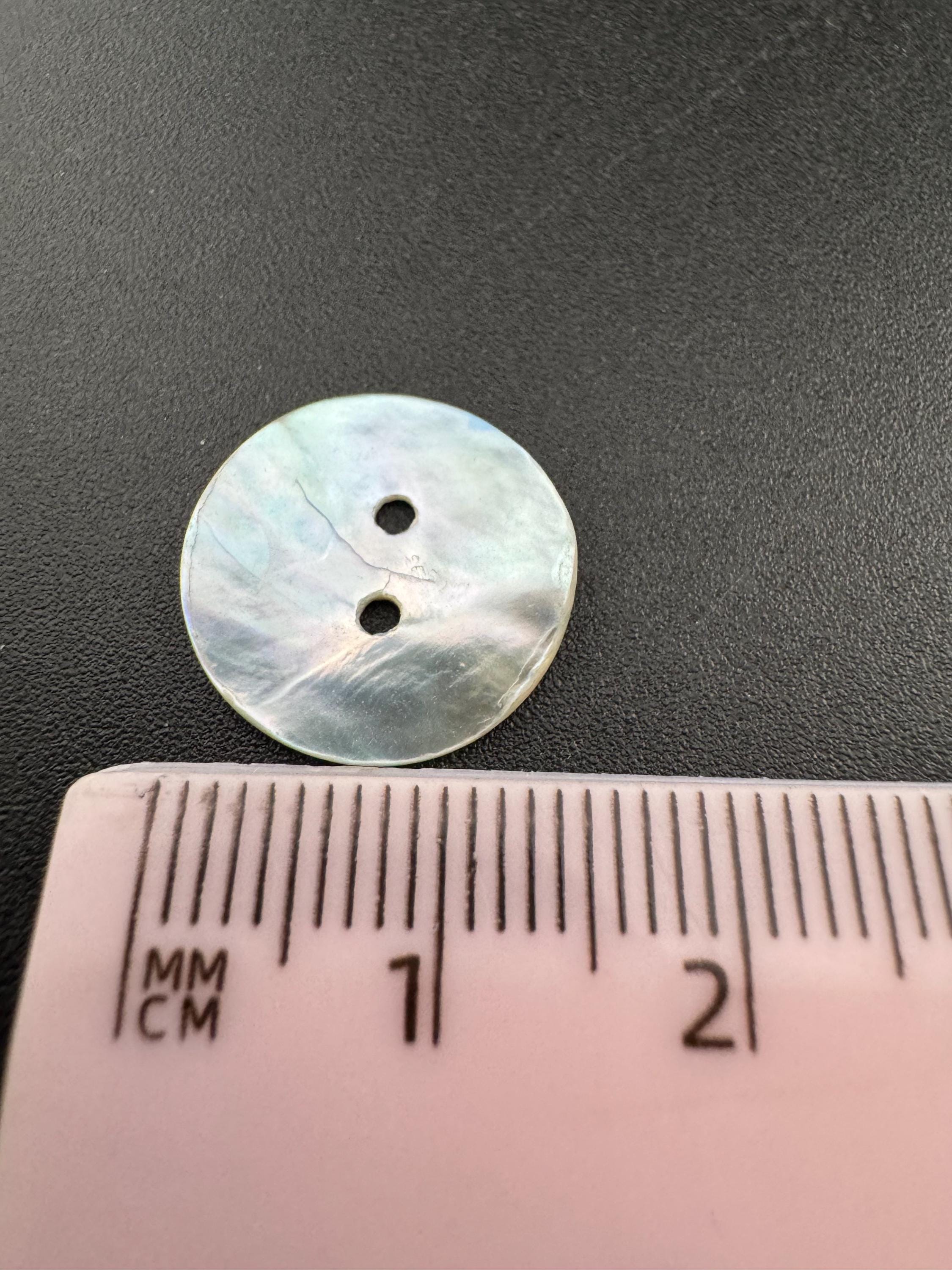 10 x 15mm small round natural MOP Mother of Pearl Buttons
