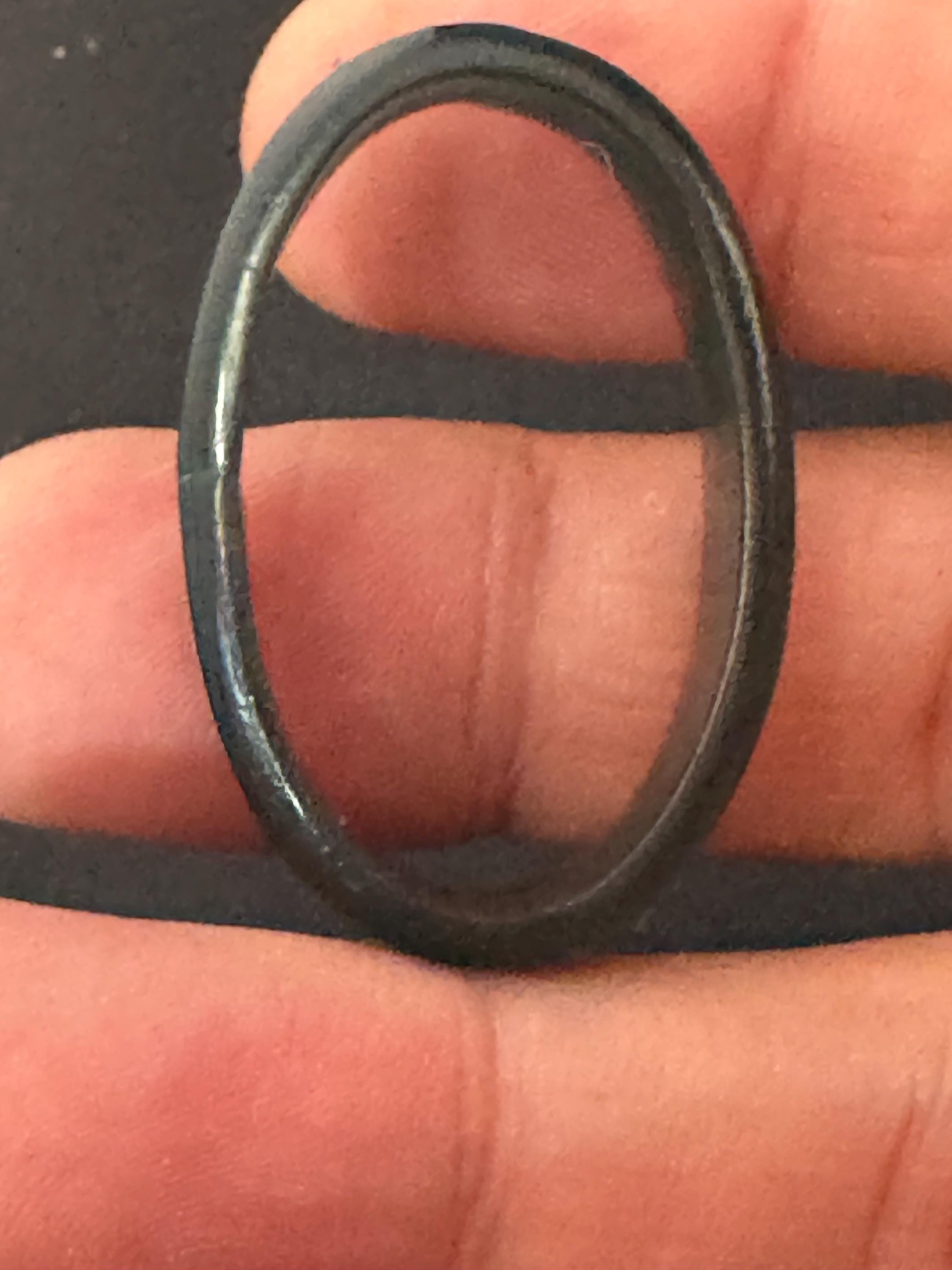 Art Deco Celluloid Green Early Plastic Scarf Ring Bakelite 1920s 1930s 1940s antique vintage