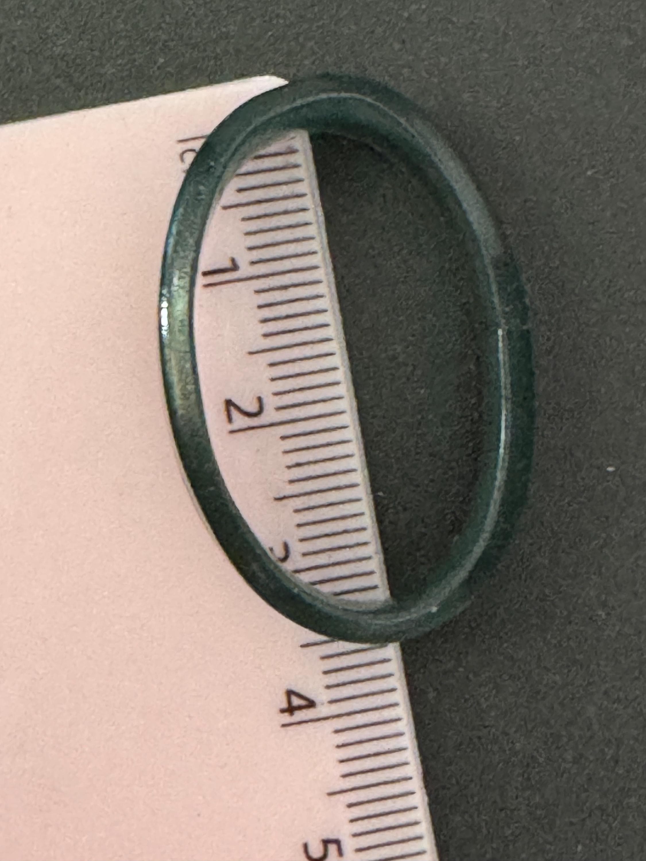 Art Deco Celluloid Green Early Plastic Scarf Ring Bakelite 1920s 1930s 1940s antique vintage