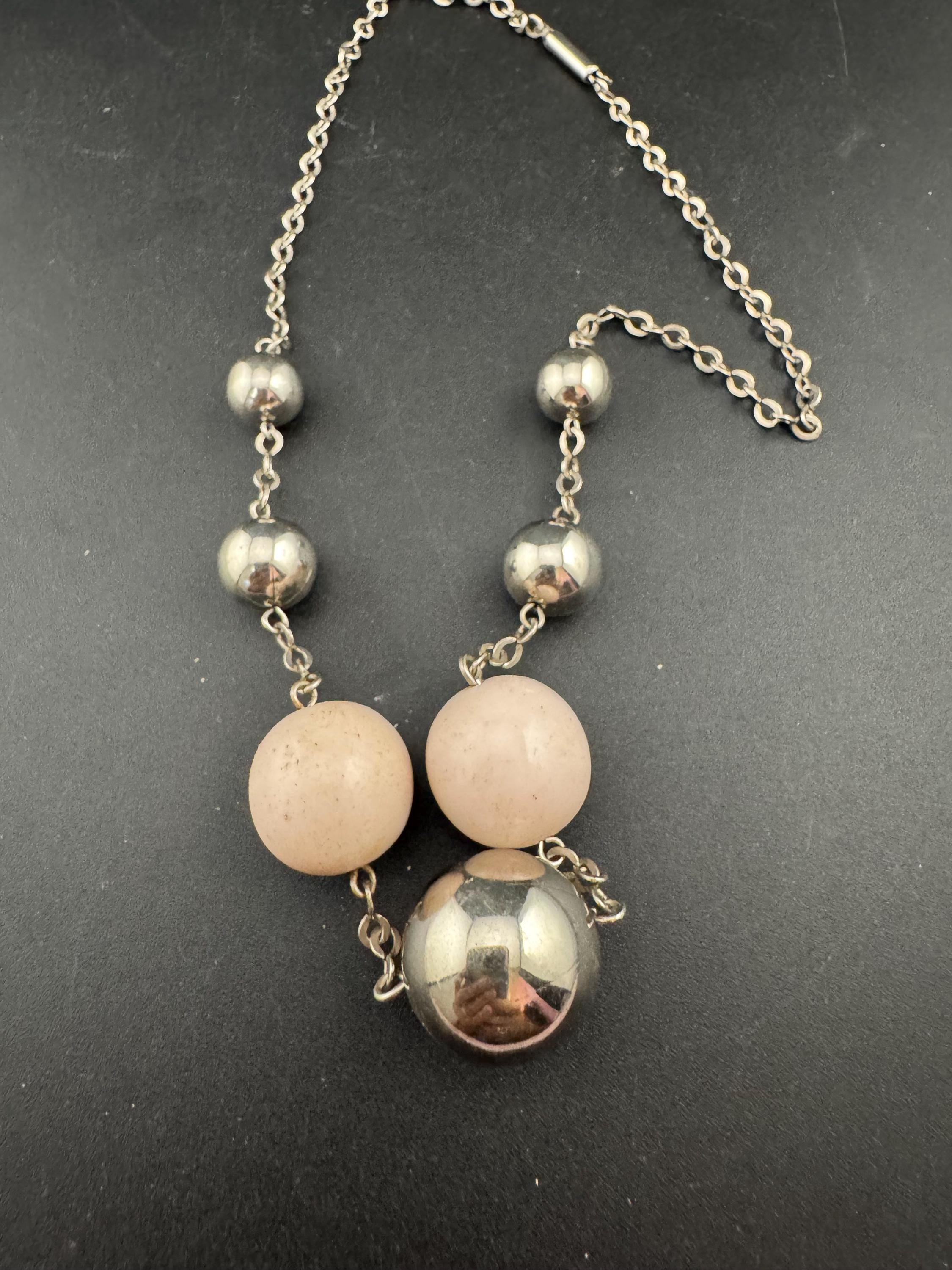 Genuine Czech silver Chromed deep light soft pink jakob Bengel style