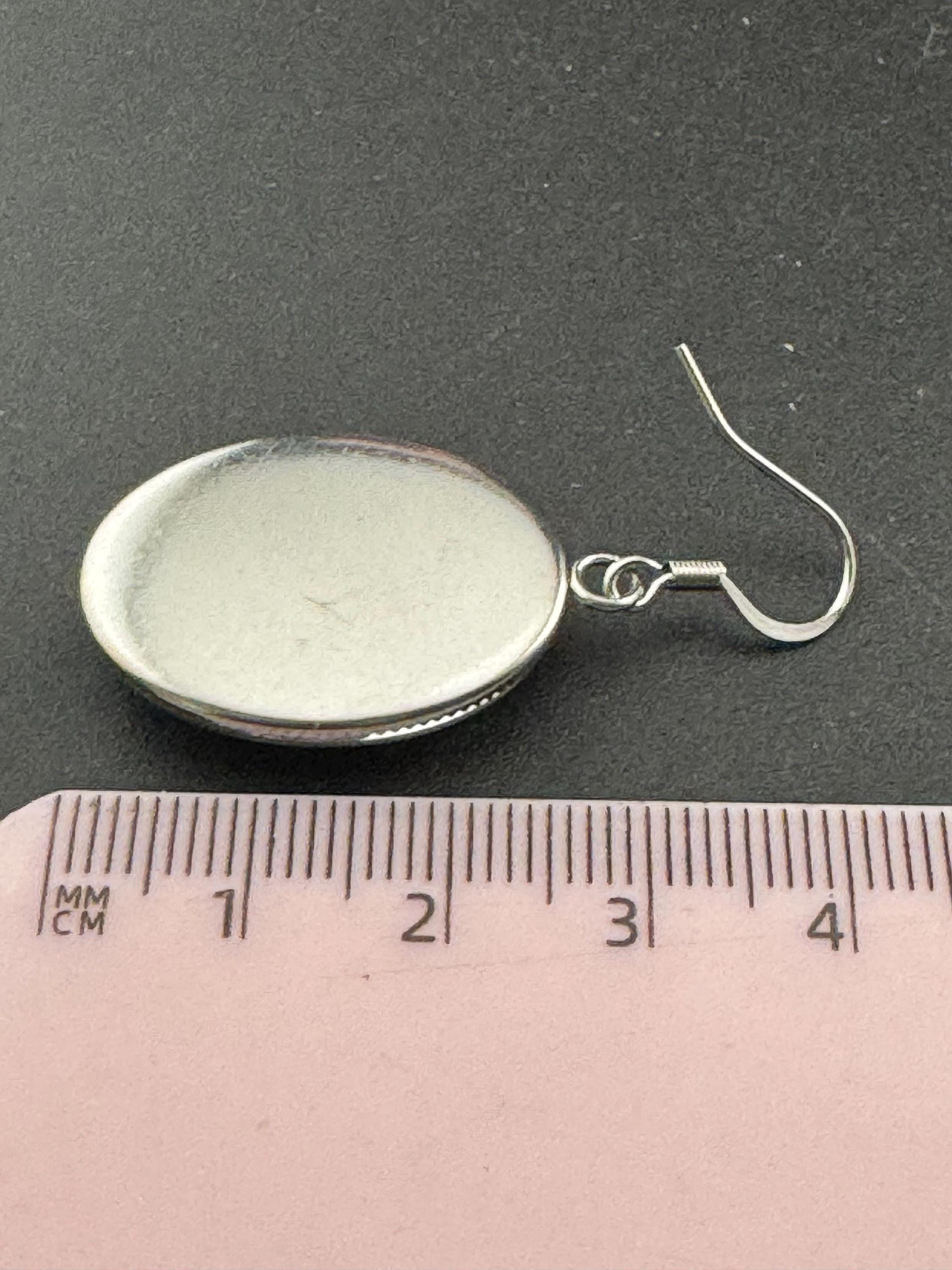 Yellow daffodil garden flowers handmade oval glass cabochon earrings, stainless steel, non tarnish earwires and fittings, spring summer