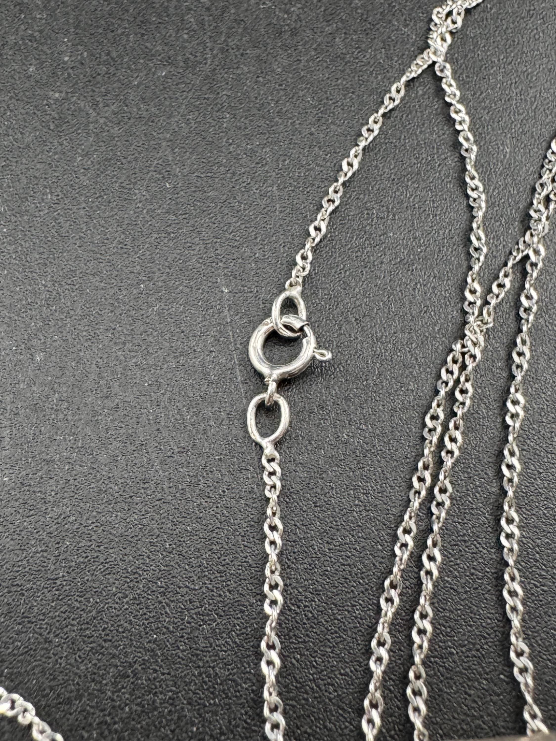 Vintage brutalist style sterling silver 925 peridot and amethyst gemstone ball bead pendant necklace on a 45cm chain
