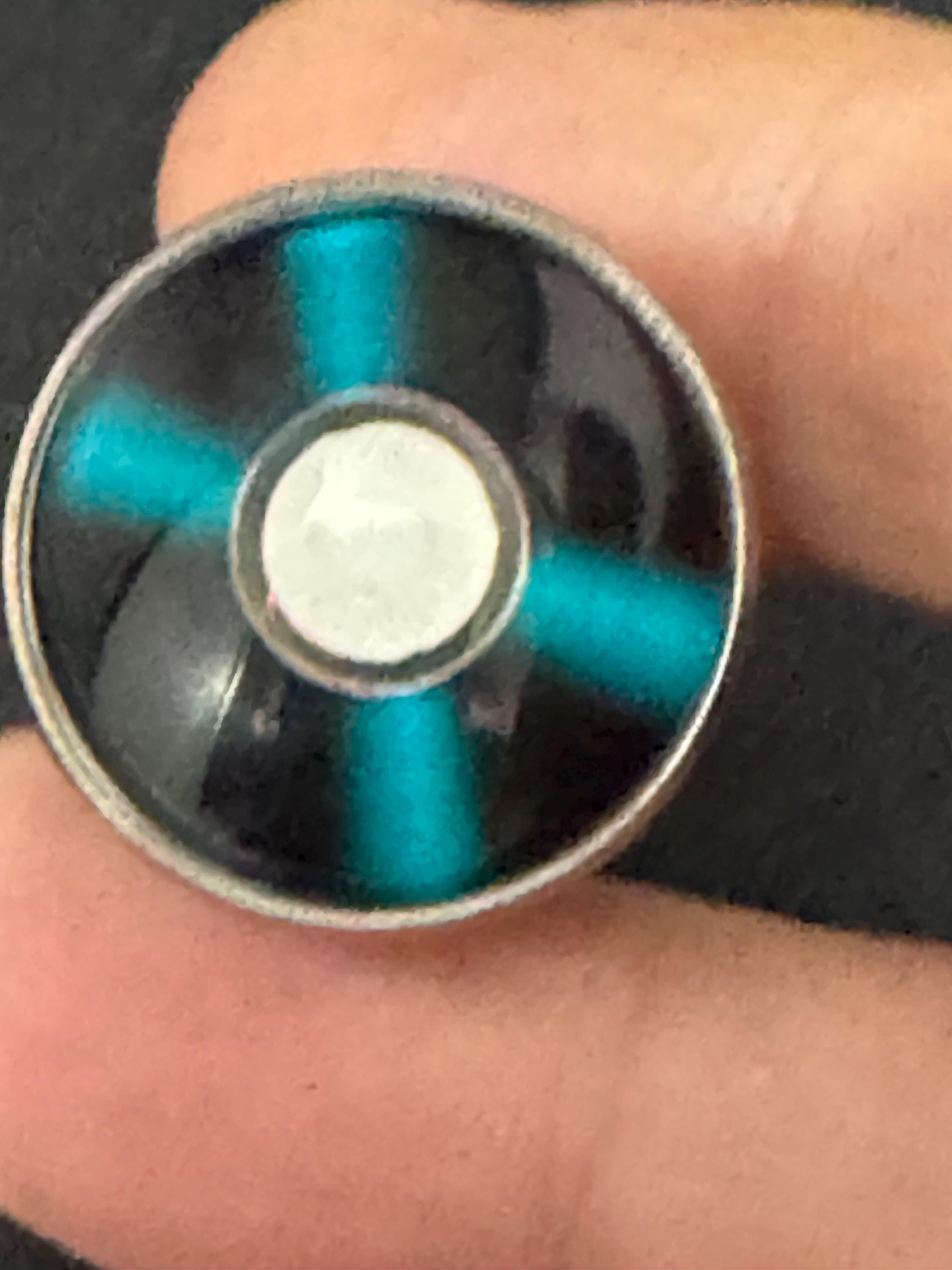 Vinyl Record Ring: Stainless Steel Adjustable Band, DJ Music Jewellery