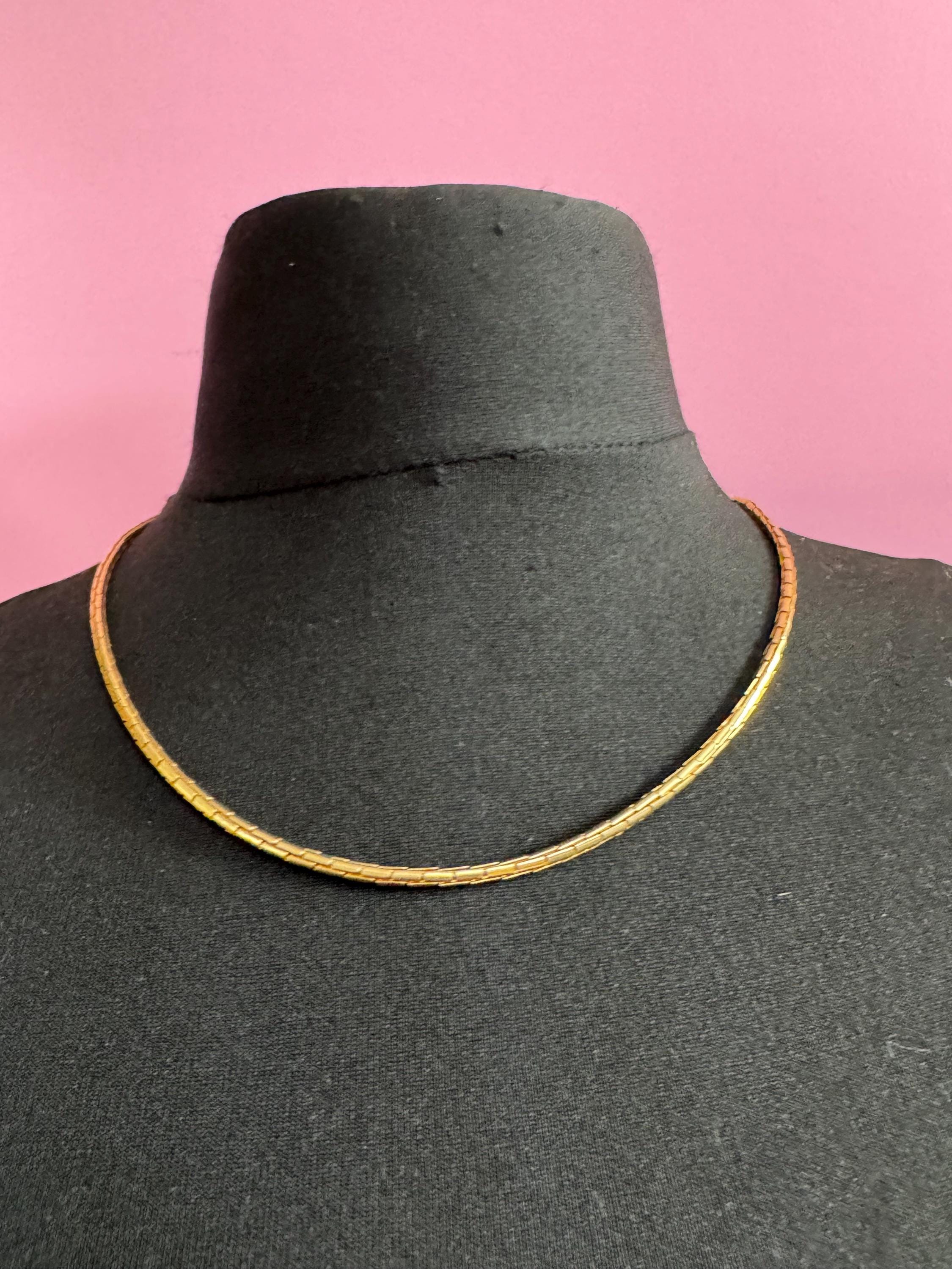 Signed Pierre Cardin 50cm gold plated chain necklace