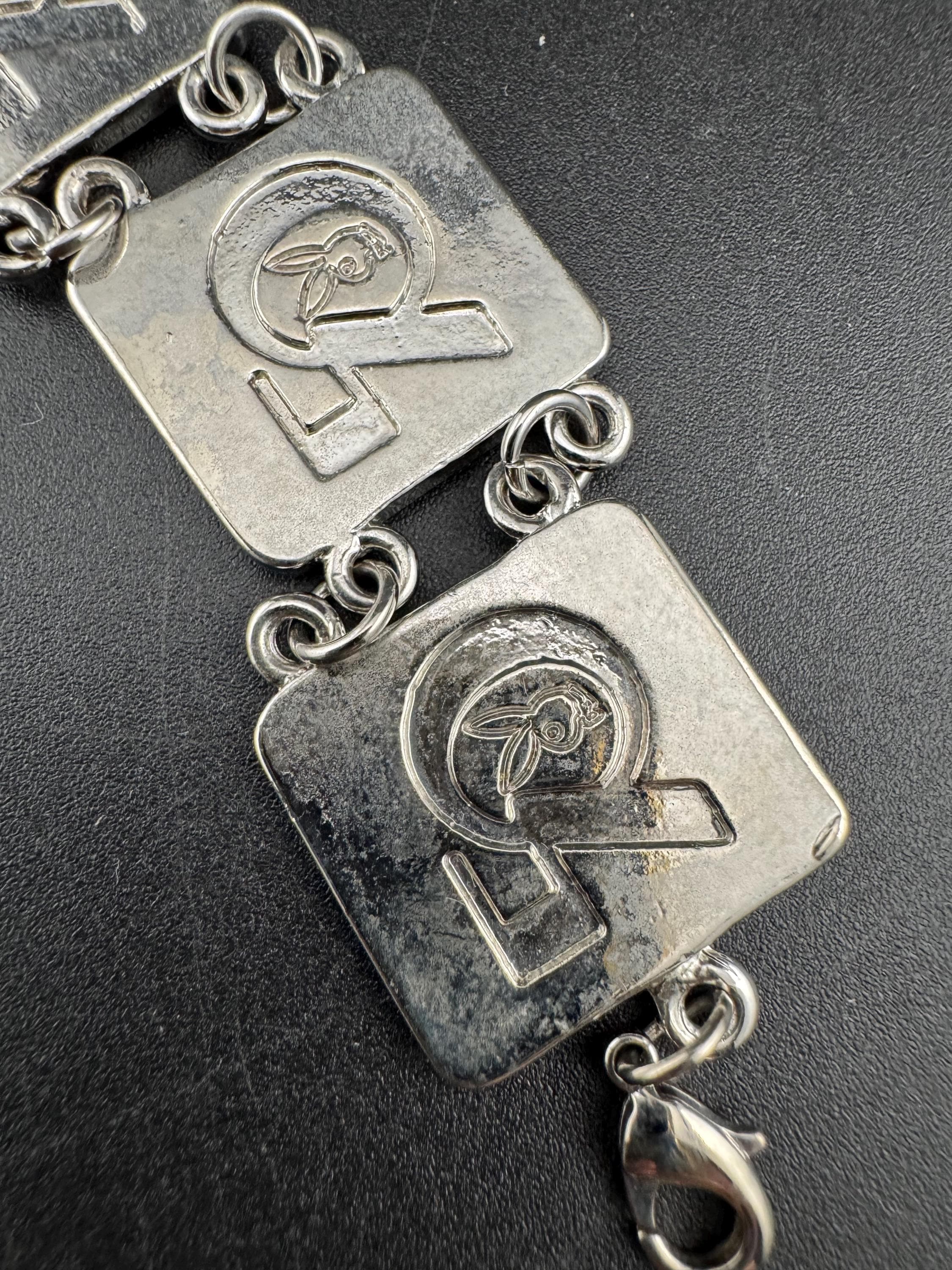 PLAYBOY 50th anniversary panel bracelet , 2003 pin up girls